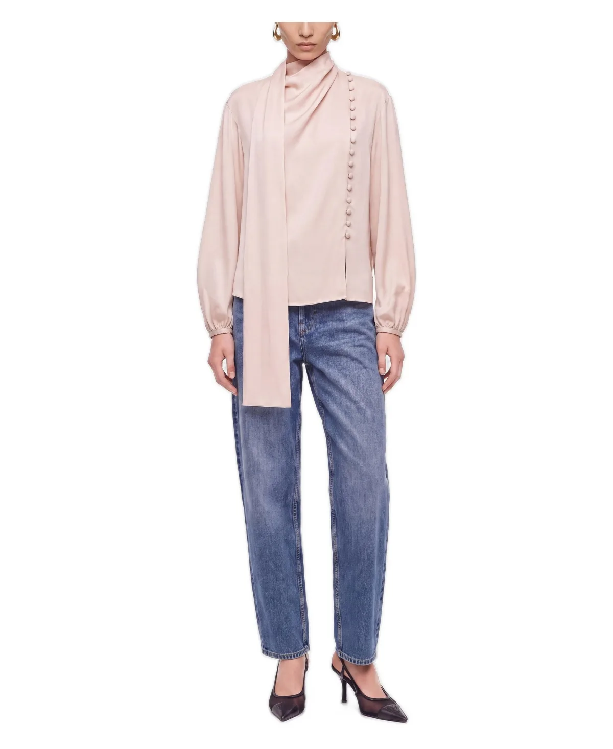 Shawl Collar Blouse by Nocturne