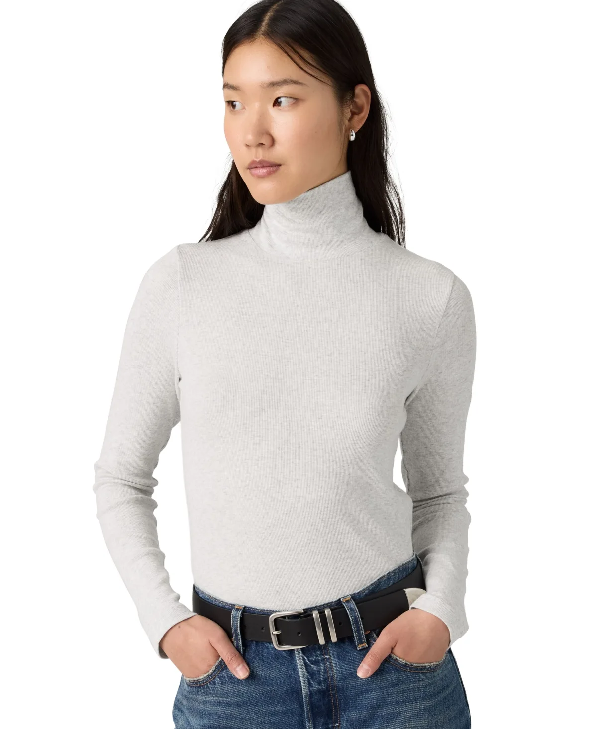 Hayes Long-Sleeve Slim-Fit Turtleneck T-Shirt by Levi's