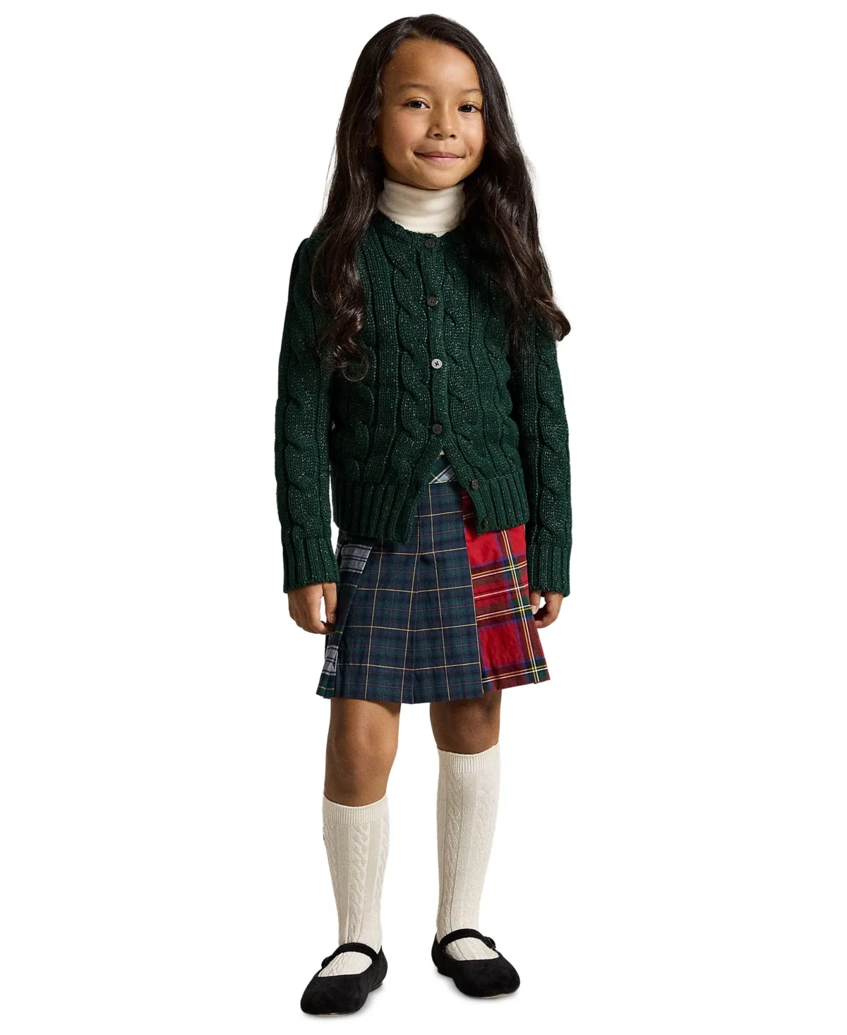 Plaid Poplin Skirt by Polo Ralph Lauren