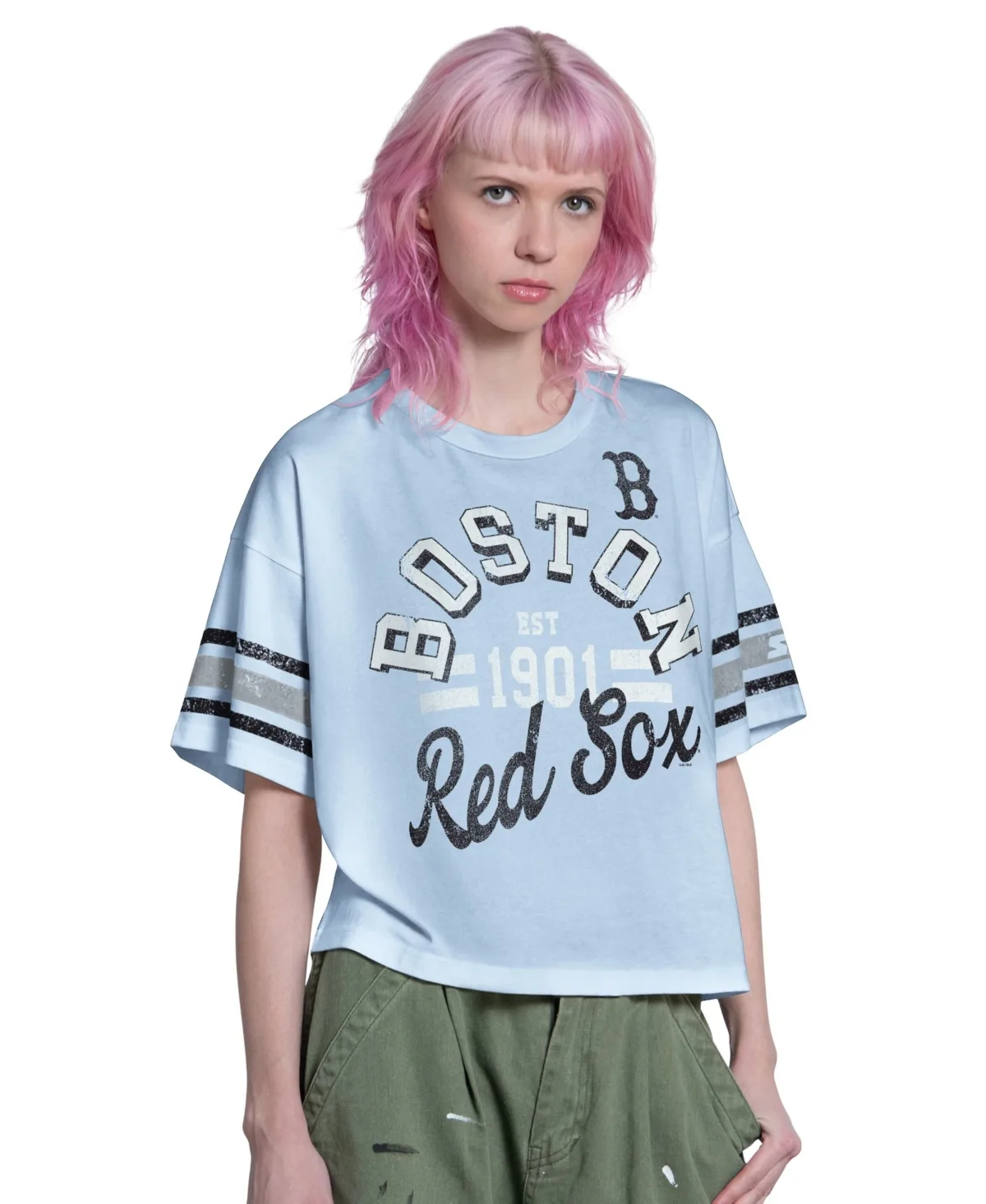 Boston Red Sox Cropped Hurry Up Offense T-Shirt