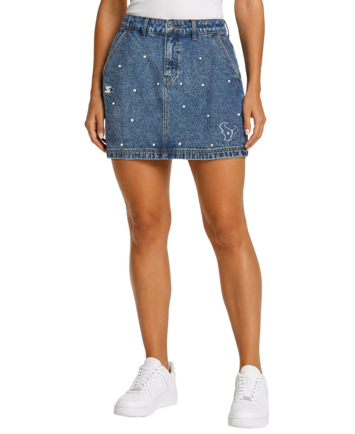 Houston Texans Icon Skirt - Denim by Starter