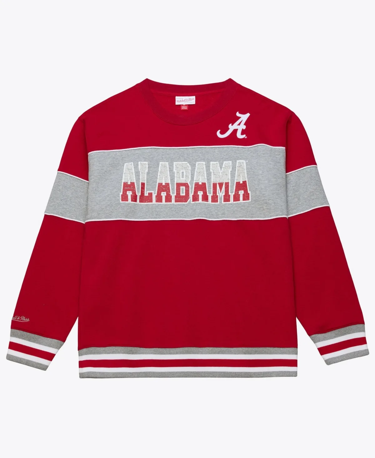 Alabama Crimson Tide Fleece Sweatshirt by Mitchell & Ness