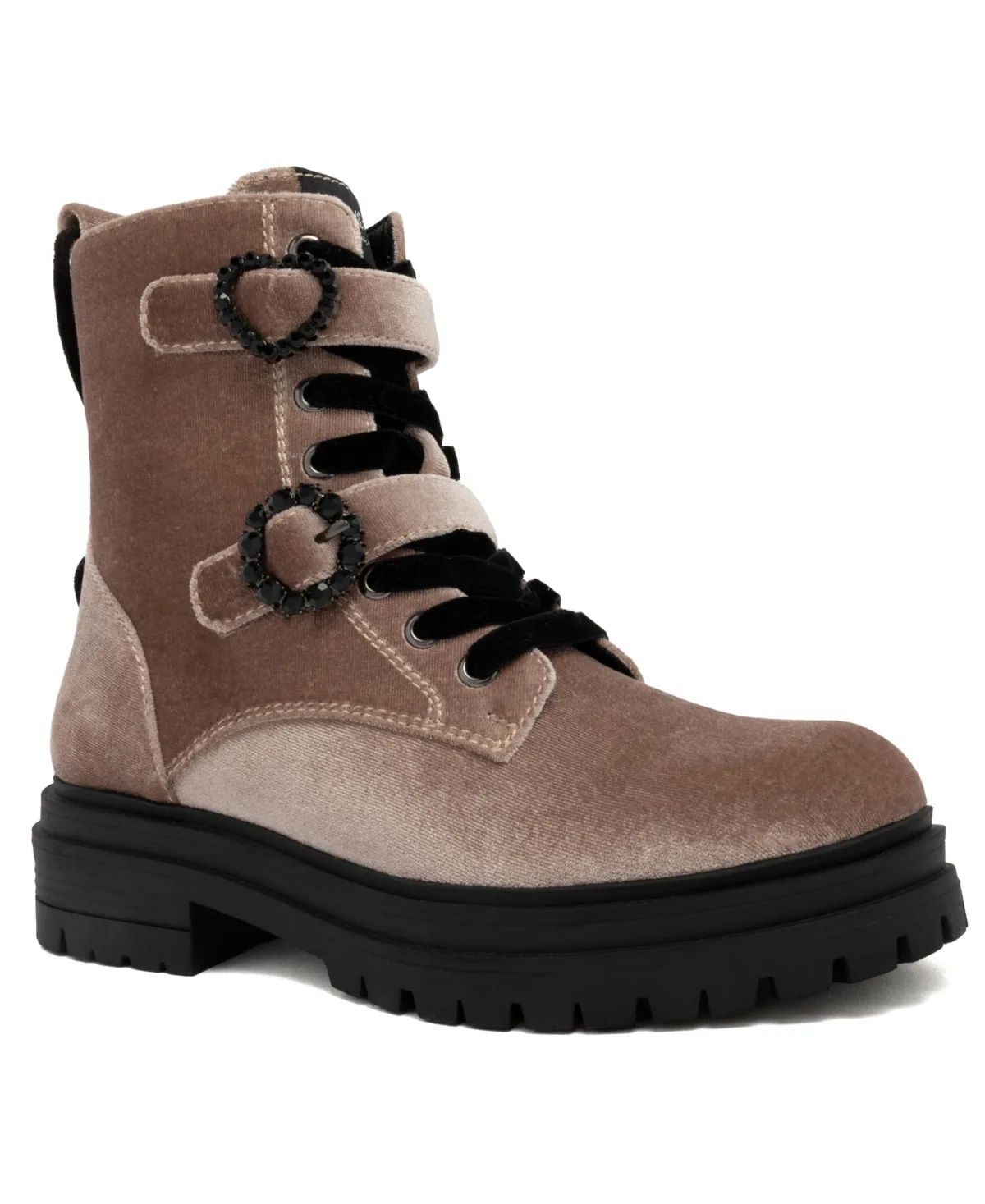 Ellusion Platform Lace-Up Combat Boots by Juicy Couture