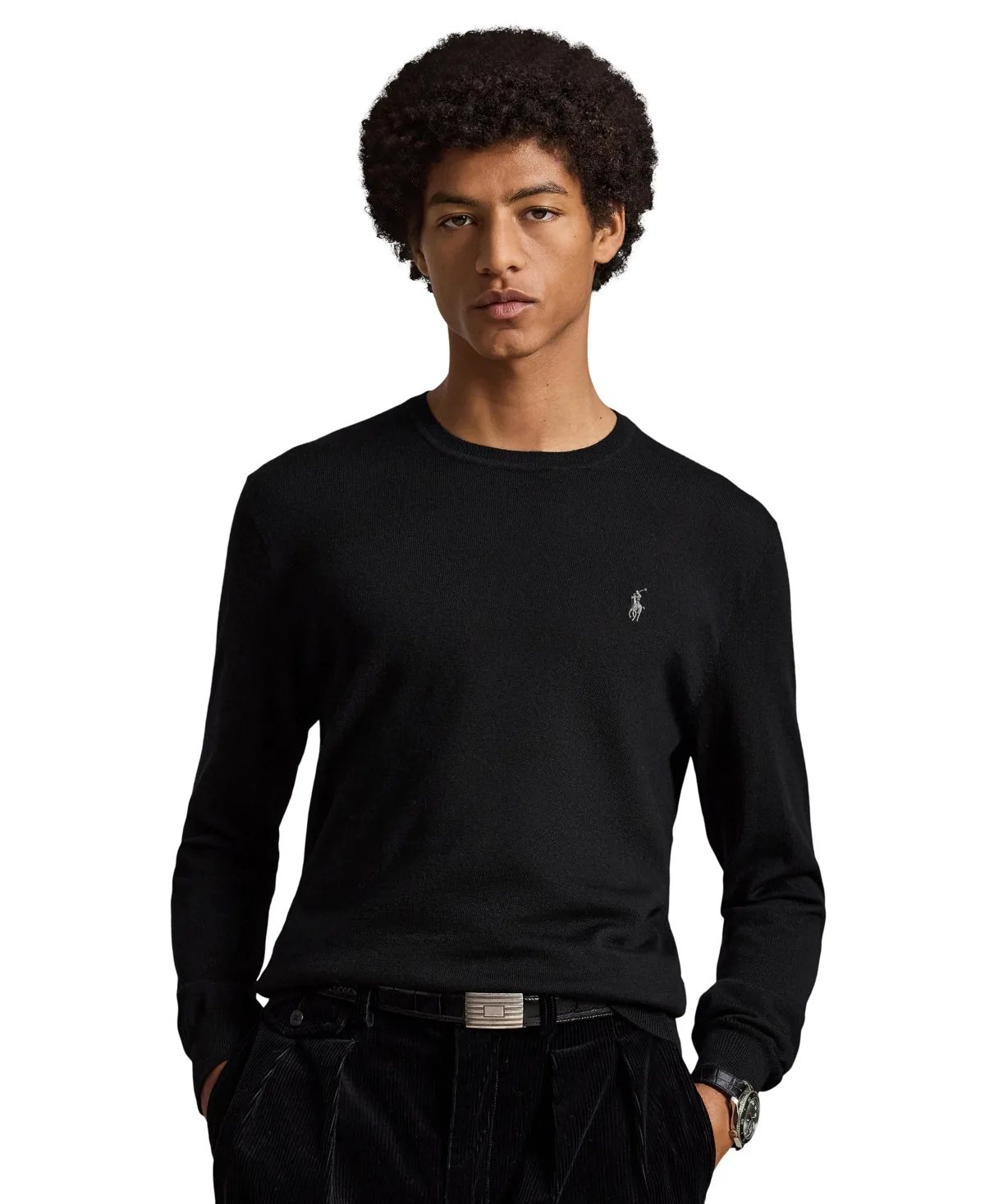 Regular-Fit Lightweight Crewneck Sweater