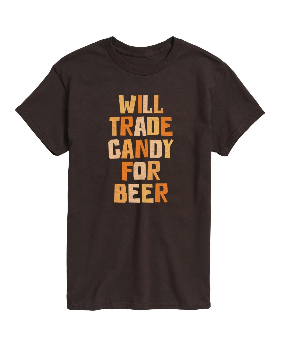 Will Trade Candy for Beer Halloween Graphic T-Shirt by Airwaves