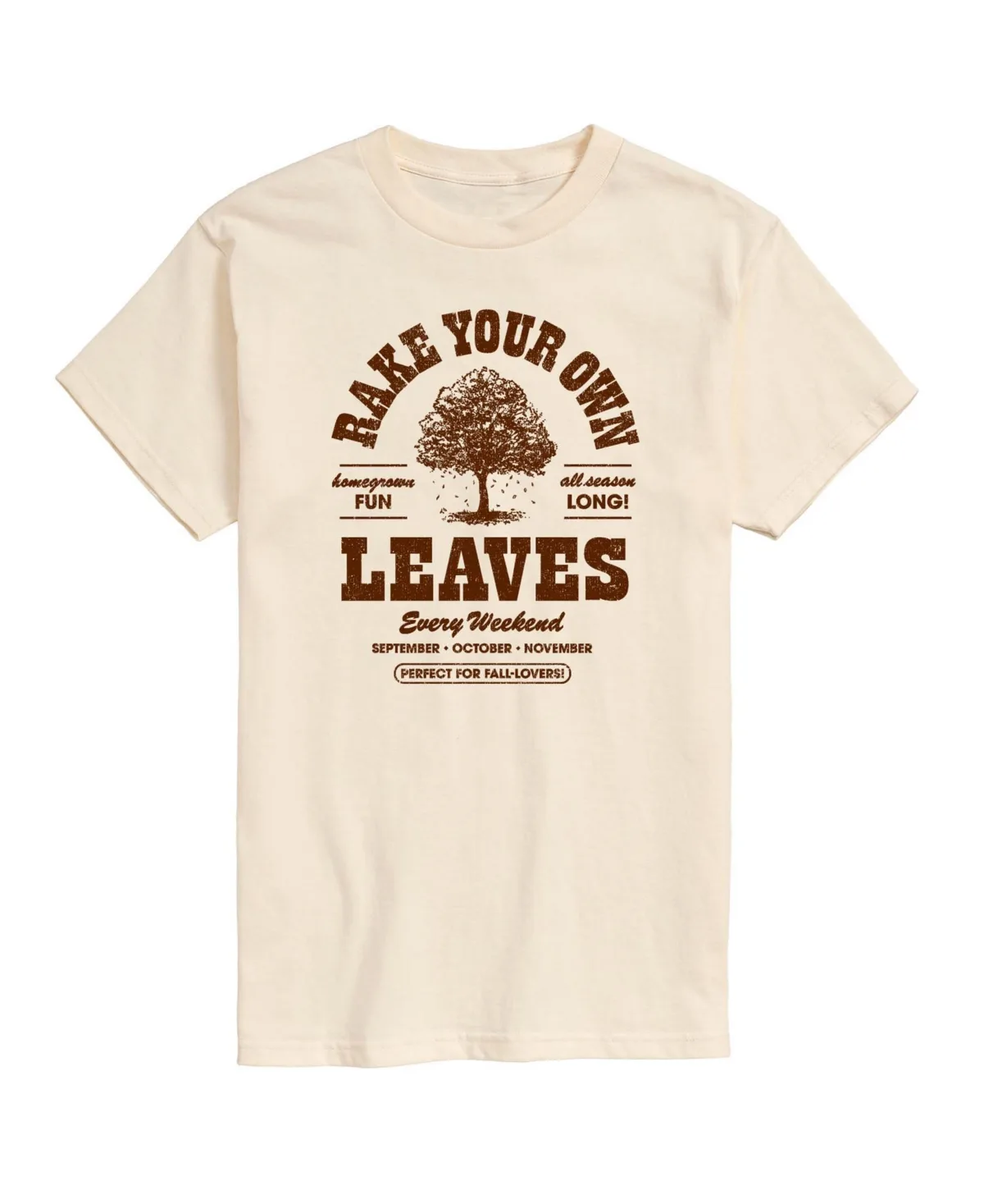 Rake Your Own Leaves Fall Graphic T-Shirt by Airwaves