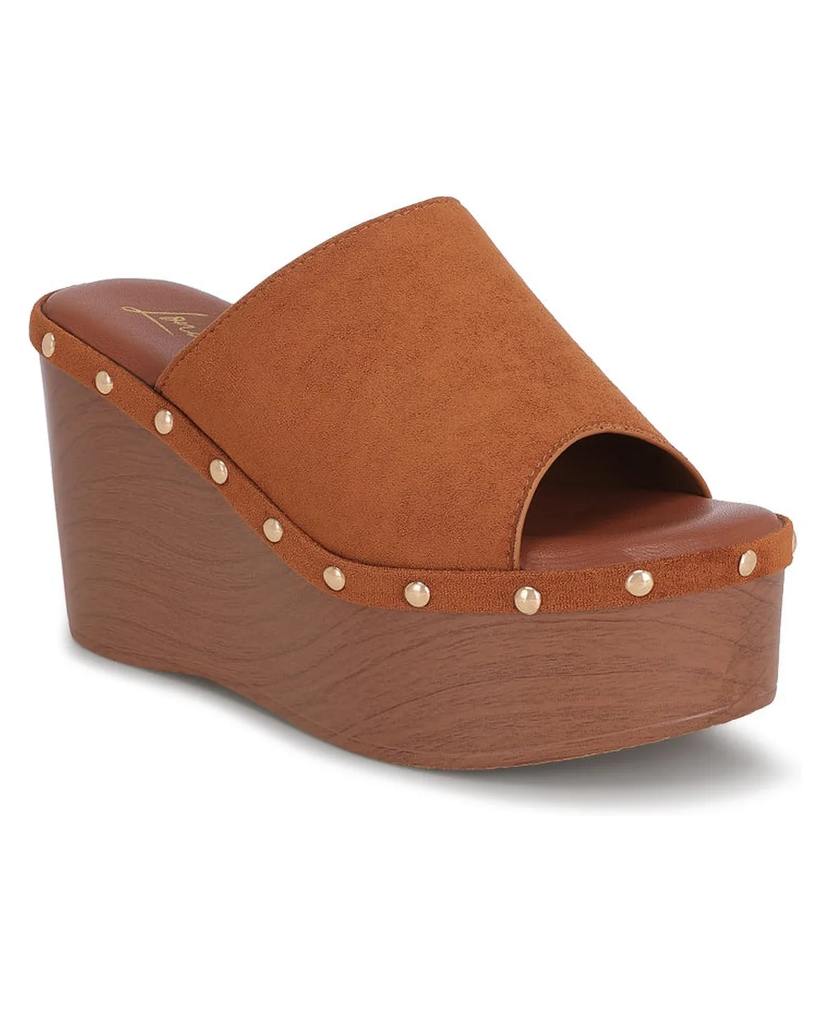 Zorya Stud Embellished Wedge Heels by London Rag