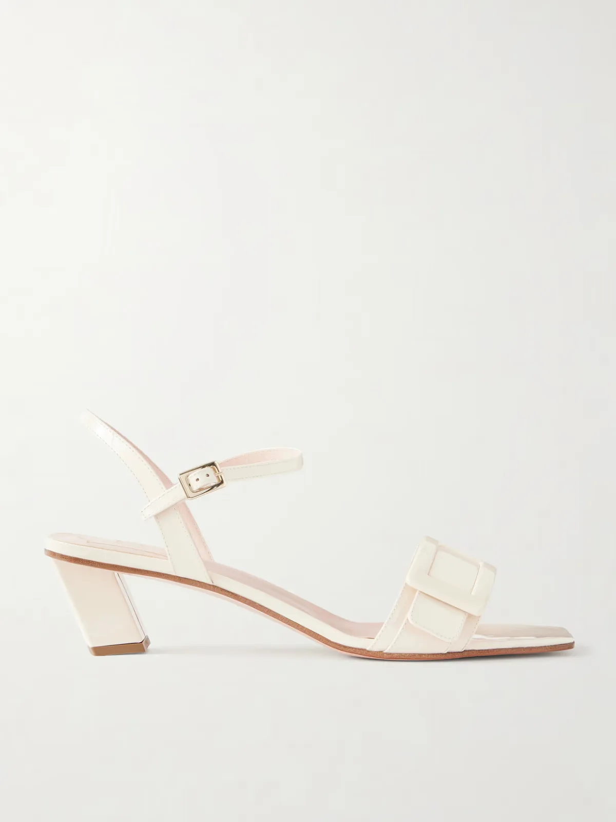 - Buckled Leather Sandals -