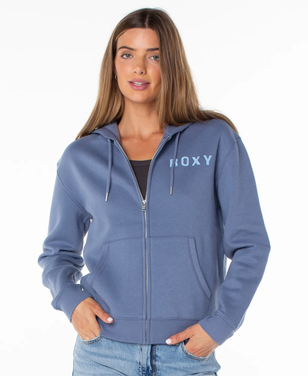 Sweet Rhythm Full Zip Graphic Hoodie by Roxy