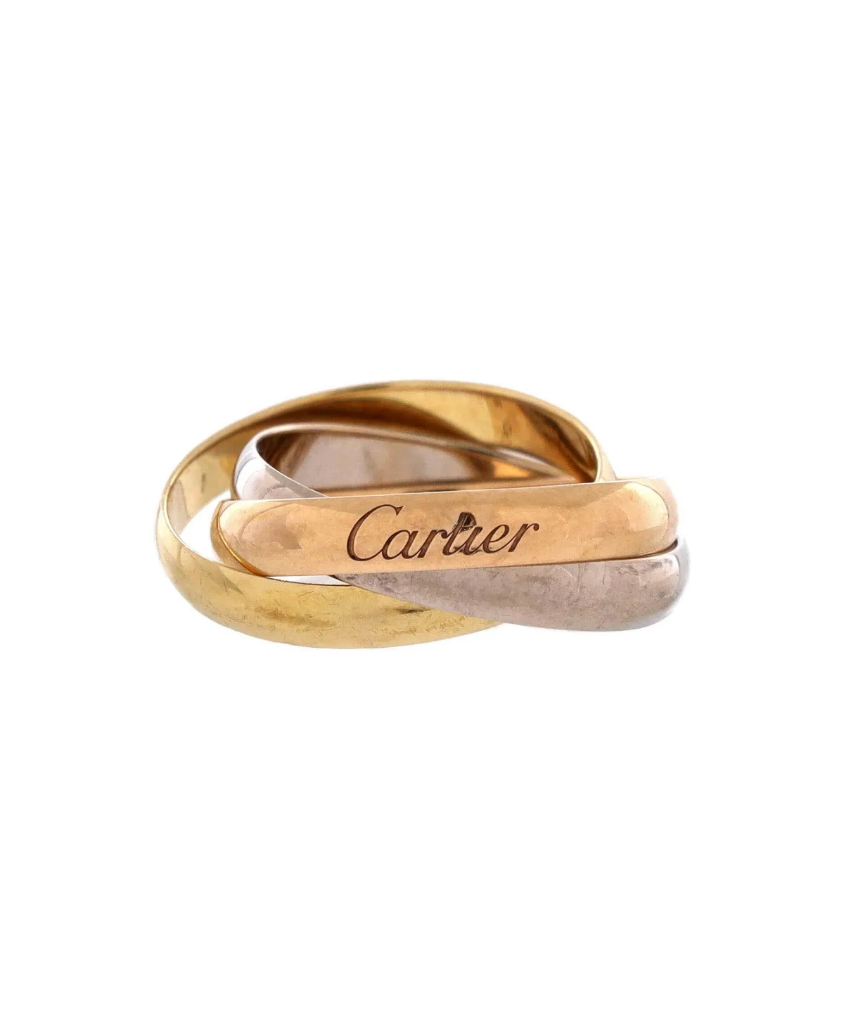 Pre-Owned Cartier Trinity Ring - 18k Tri Colored Gold by Cartier's