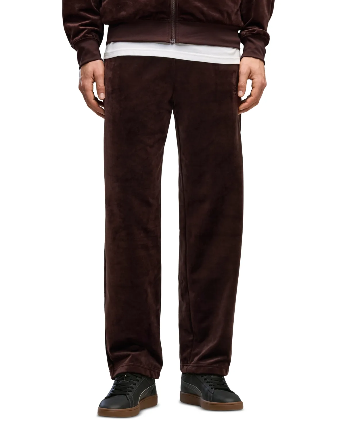 Relaxed Velour Pull-On Pants by PUMA