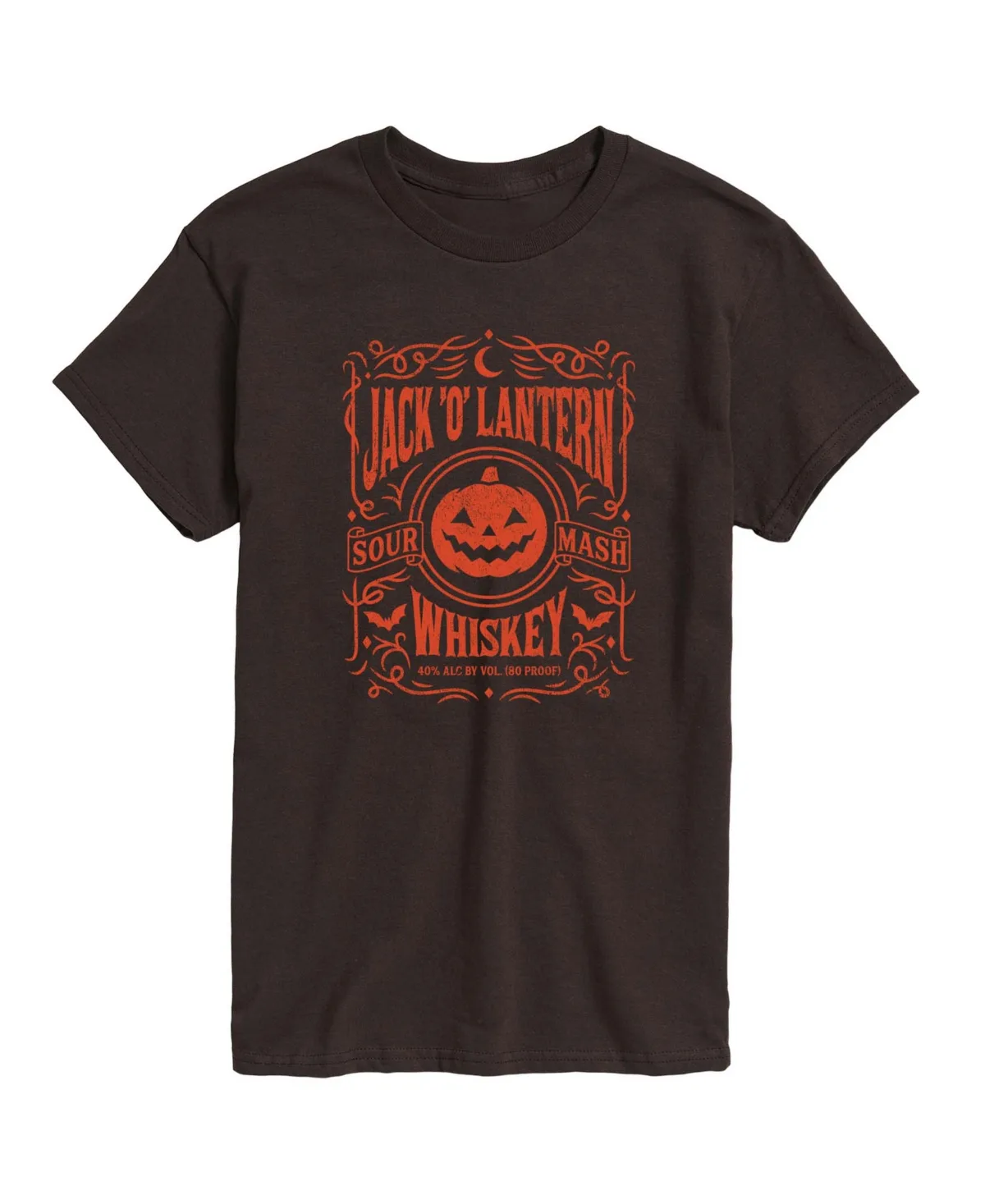 Jackolantern Whiskey Halloween Graphic T-Shirt by Airwaves