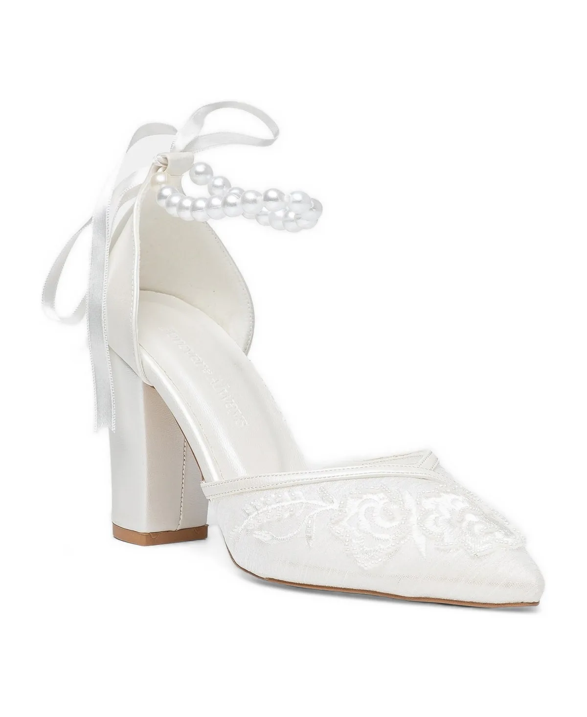 Odeline Block Heel Bridal Pump by Forever & Always Shoes