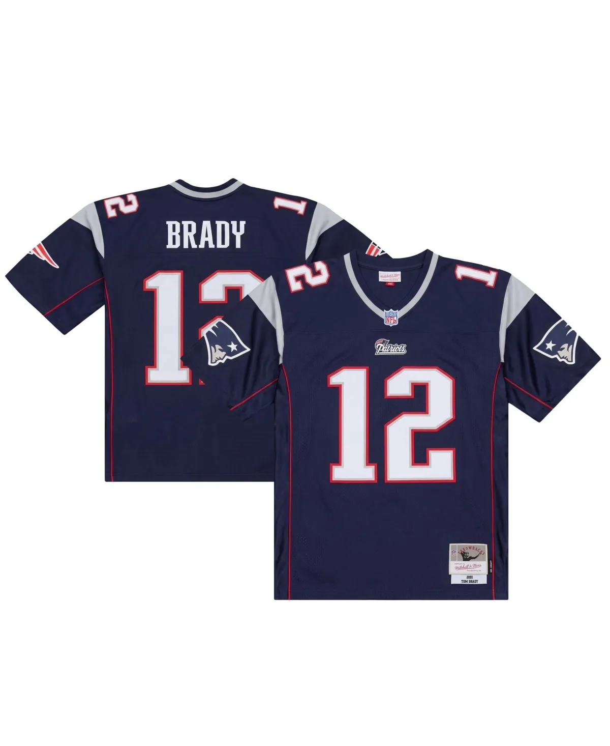 Tom Brady New England Patriots 2001 Legacy Retired Player Jersey by Mitchell & Ness