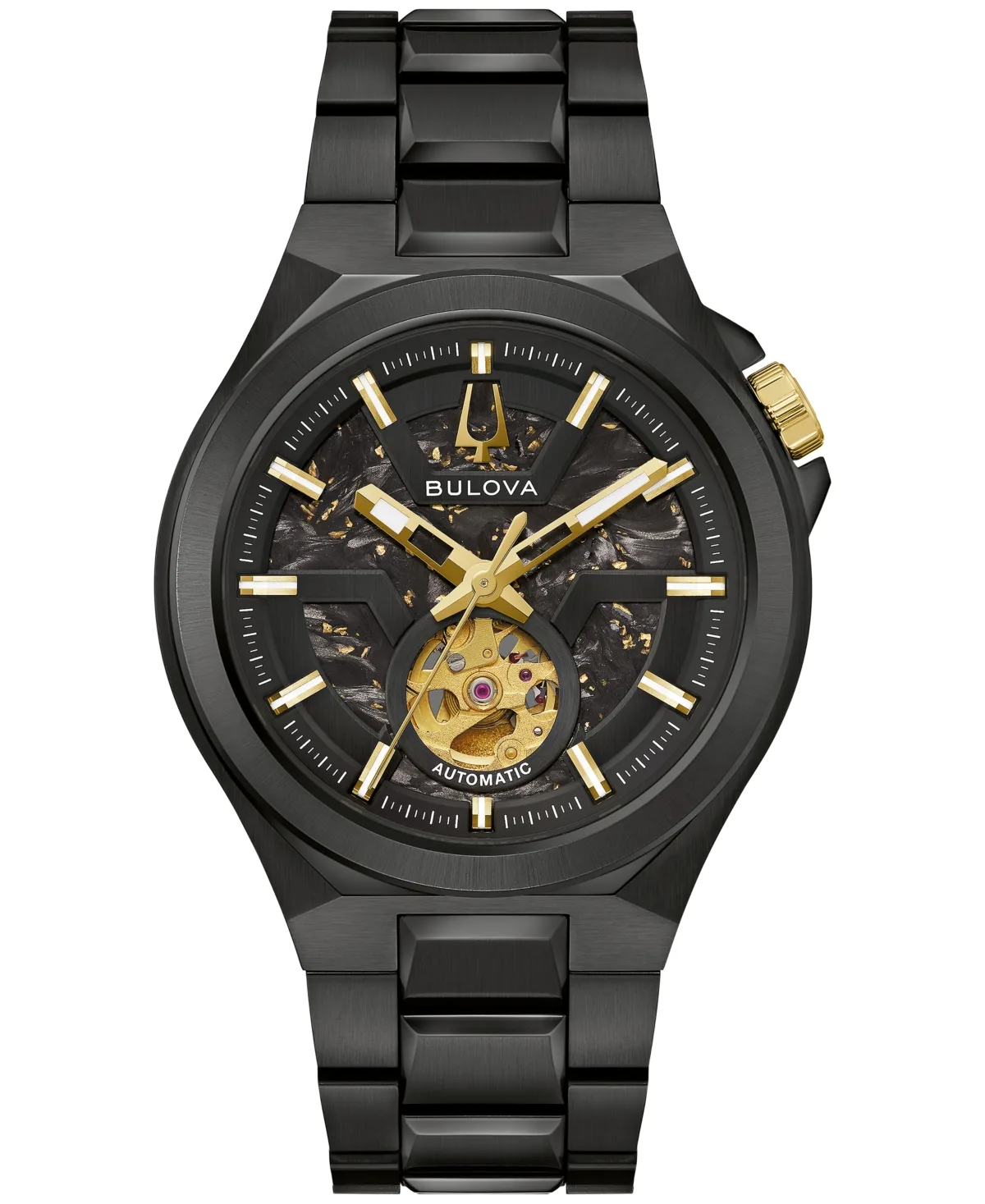 Automatic Maquina Stainless Steel Bracelet Watch 42mm by Bulova
