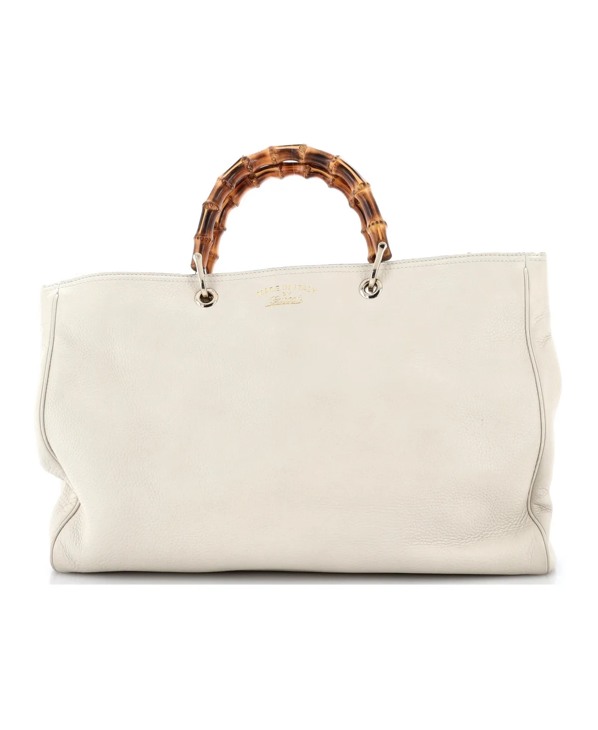 Pre-Owned Large Bamboo Shopper Tote Leather by Gucci