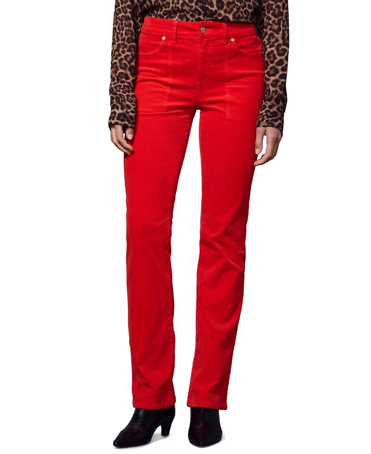 Play Date Corduroy Mid-Rise Bootcut Pants by Sanctuary