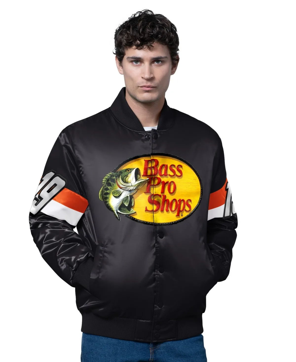 Chase Briscoe Triple Option Satin Varsity Full-Snap Jacket by Starter