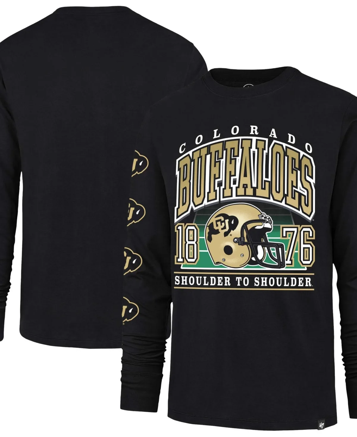 Colorado Buffaloes Go Big Long-Sleeves T-Shirt by 47 Brand