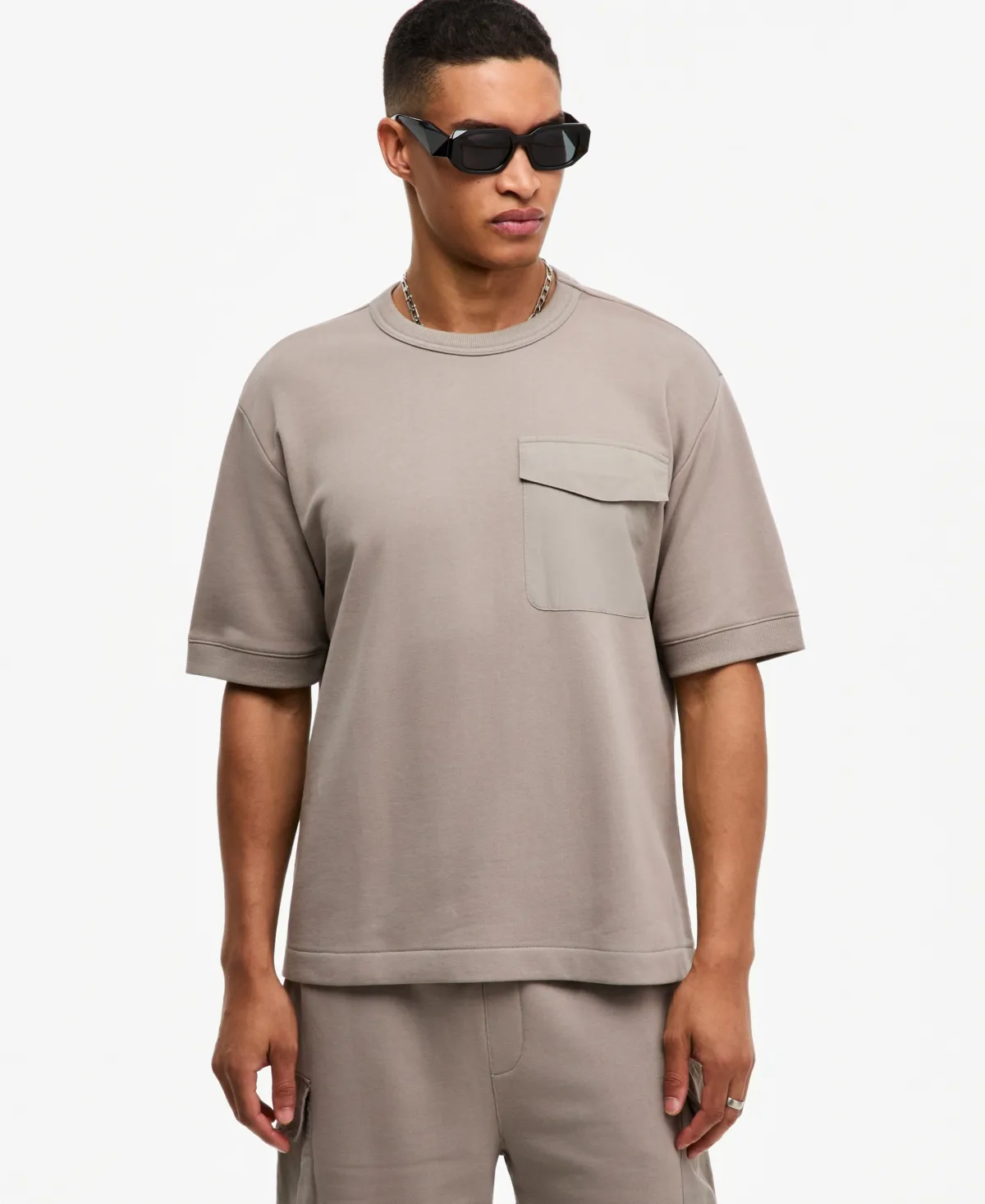 Relaxed-Fit Flap Pocket T-Shirt