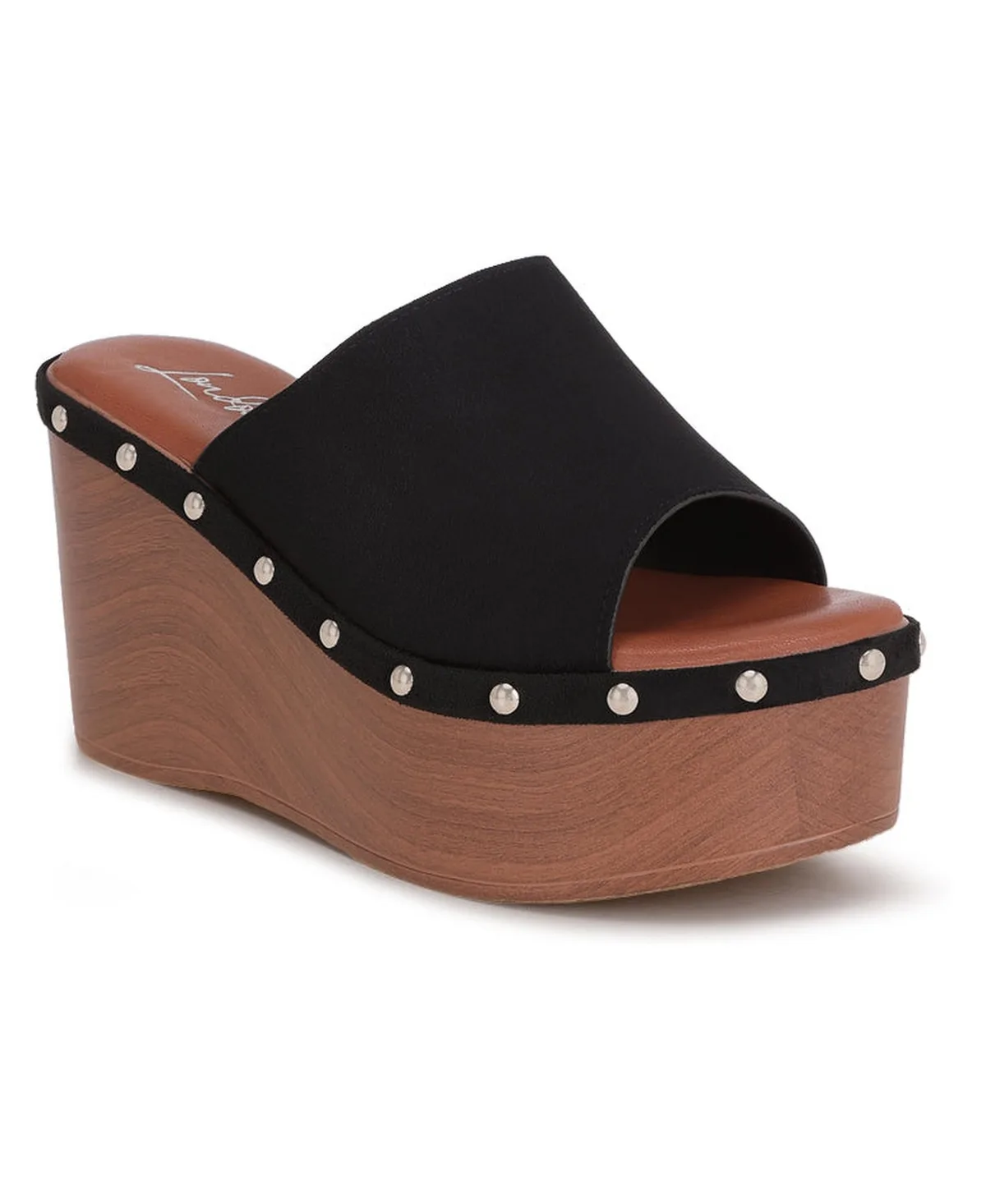 Zorya Stud Embellished Wedge Heels