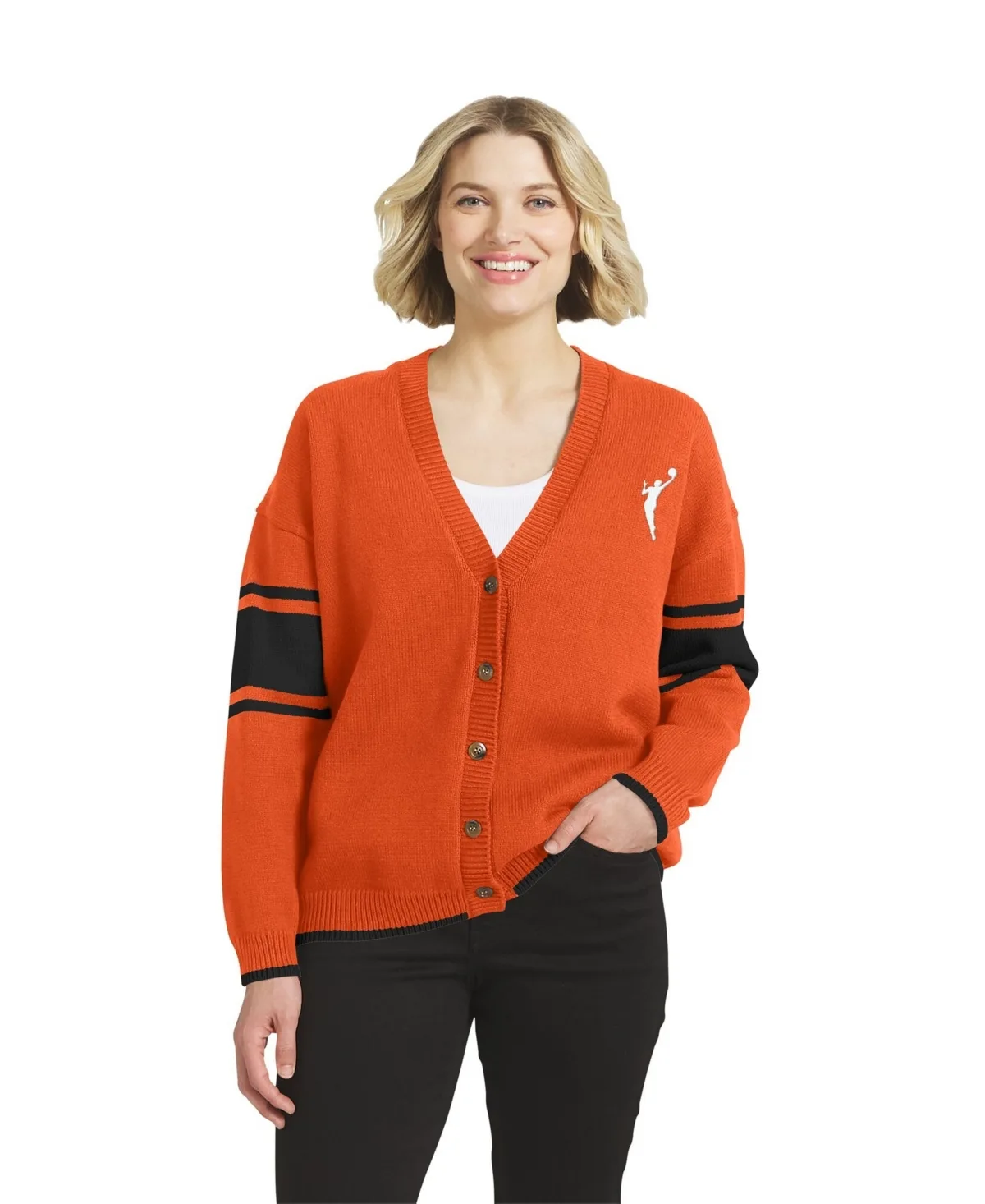 Wear by Erin Andrews Wnba Button-Up Cardigan Sweater by Wear by Erin Andrews