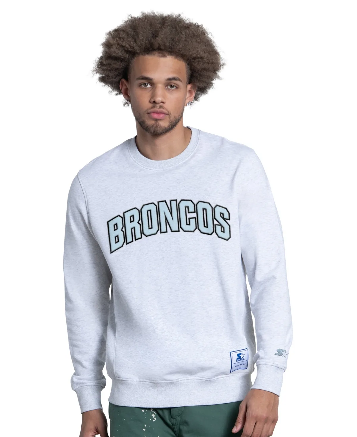 Denver Broncos Faceoff Fleece Sweatshirt by Starter