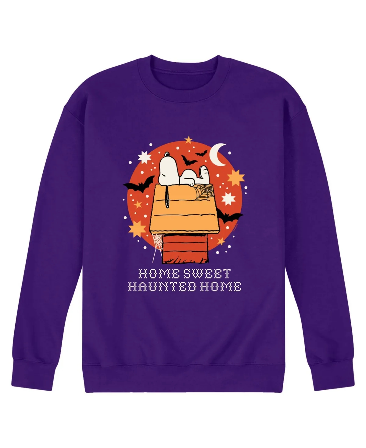 Snoopy Home Sweet Haunted Home Halloween Fleece Sweatshirt by Airwaves