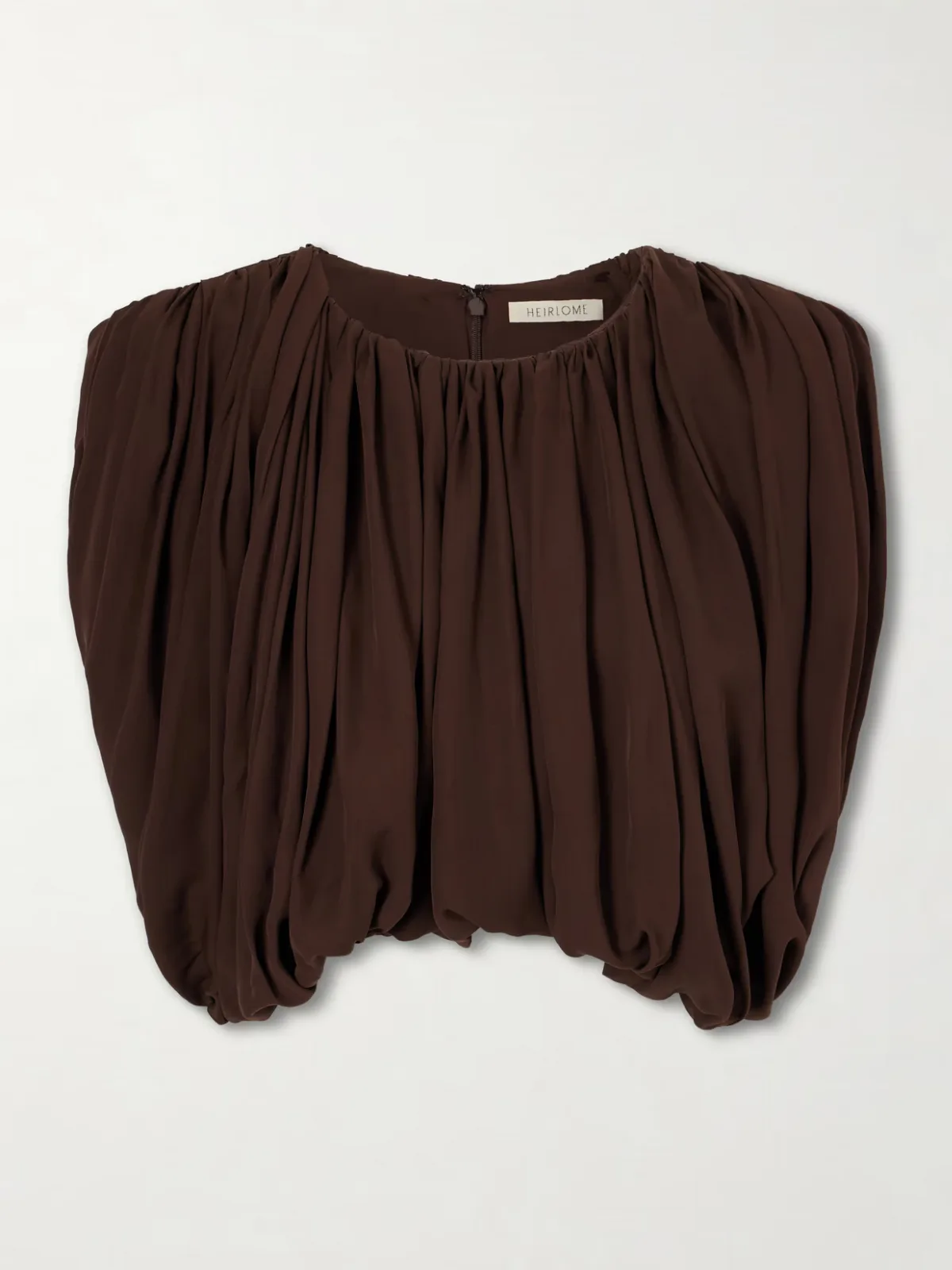 - Renata Silk Cropped Top -