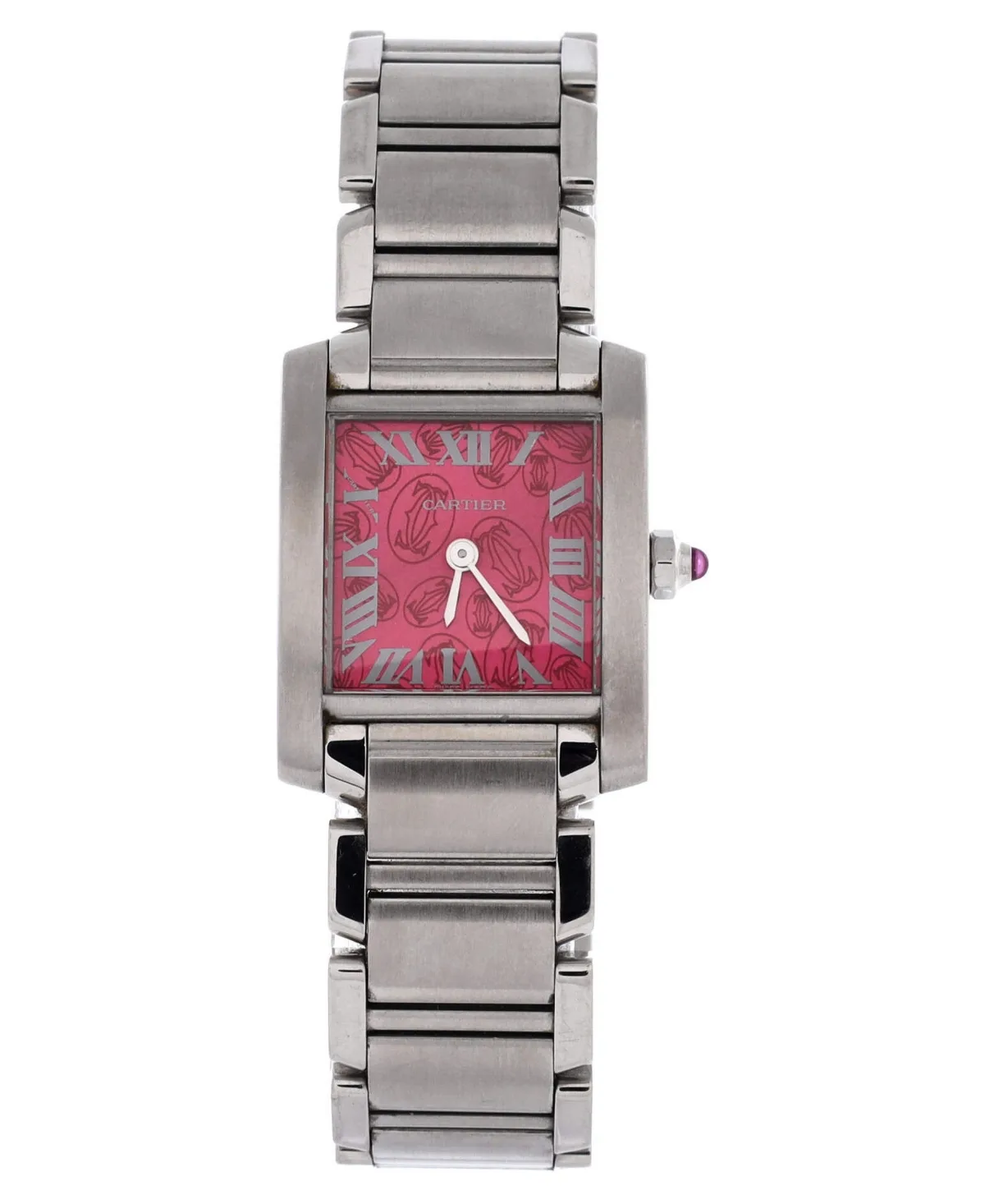 Pre-Owned Cartier Limited Edition Tank Francaise Quartz Watch in Stainless Steel 20mm by Cartier's