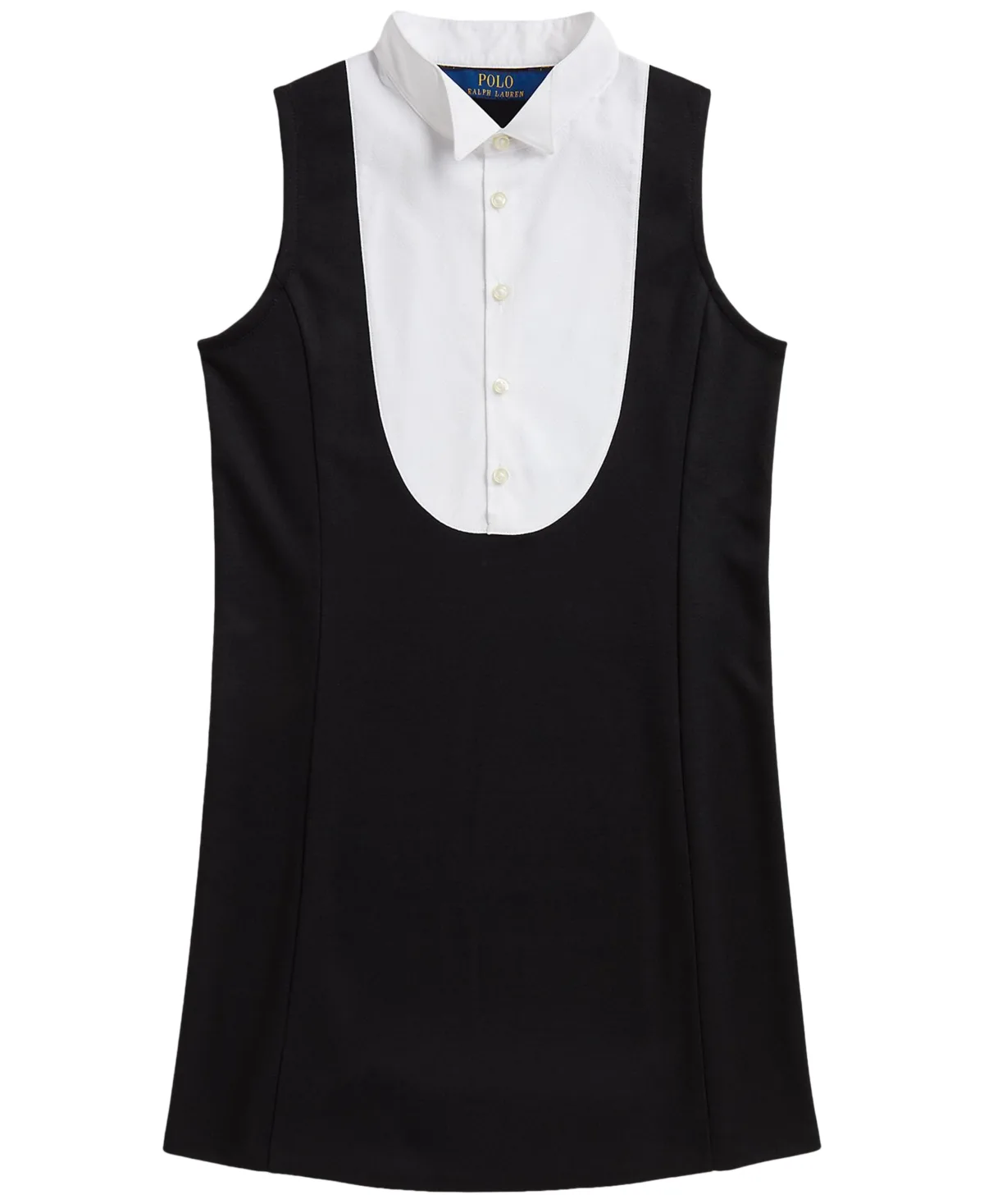Tuxedo Sleeveless Dress by Polo Ralph Lauren