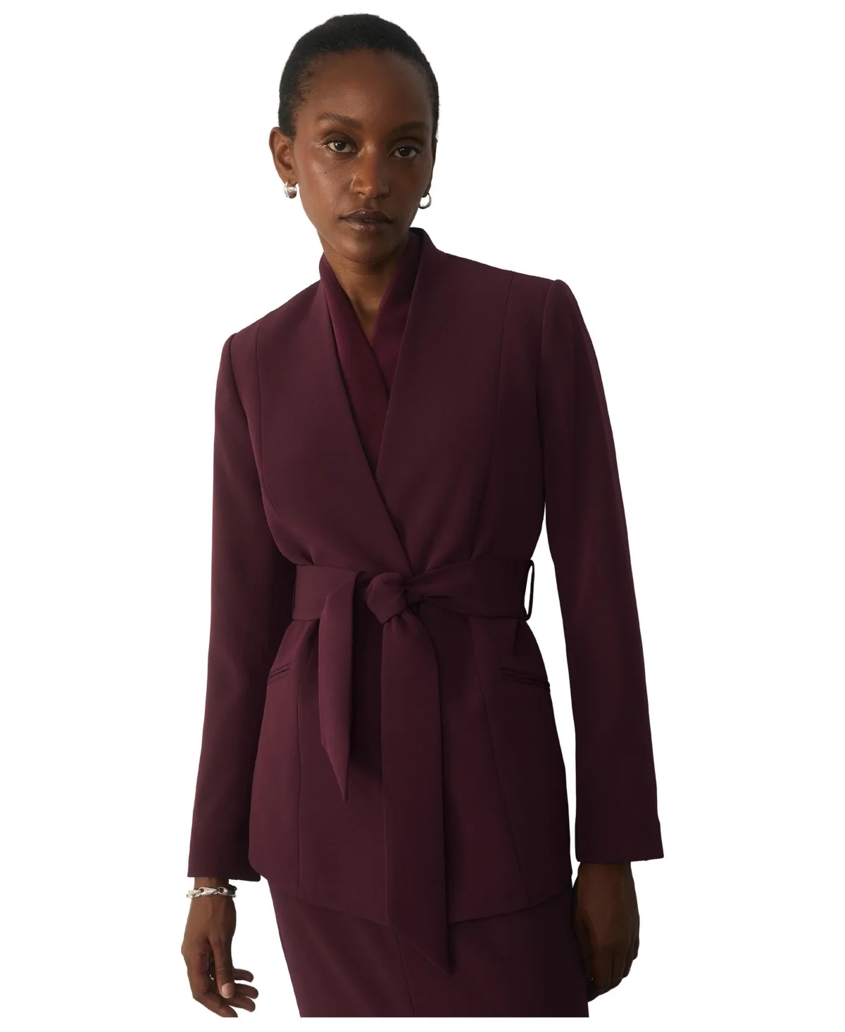 Clever Crepe Doppio Selsey Blazer by The Fold