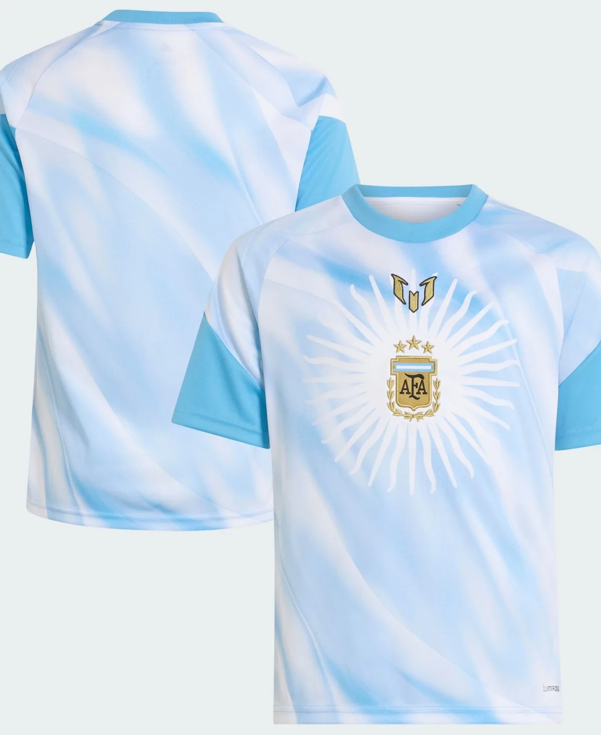 Argentina National Team Afa x Messi Pre-Match Jersey by adidas