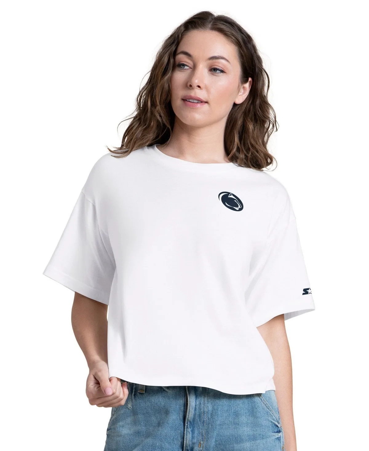 Penn State Nittany Lions Advantage Cropped T-Shirt by Starter
