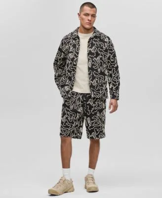 Floral Embroidered Shacket Shorts by Mode of One