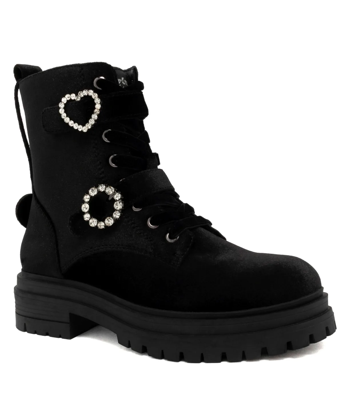 Ellusion Platform Lace-Up Combat Boots