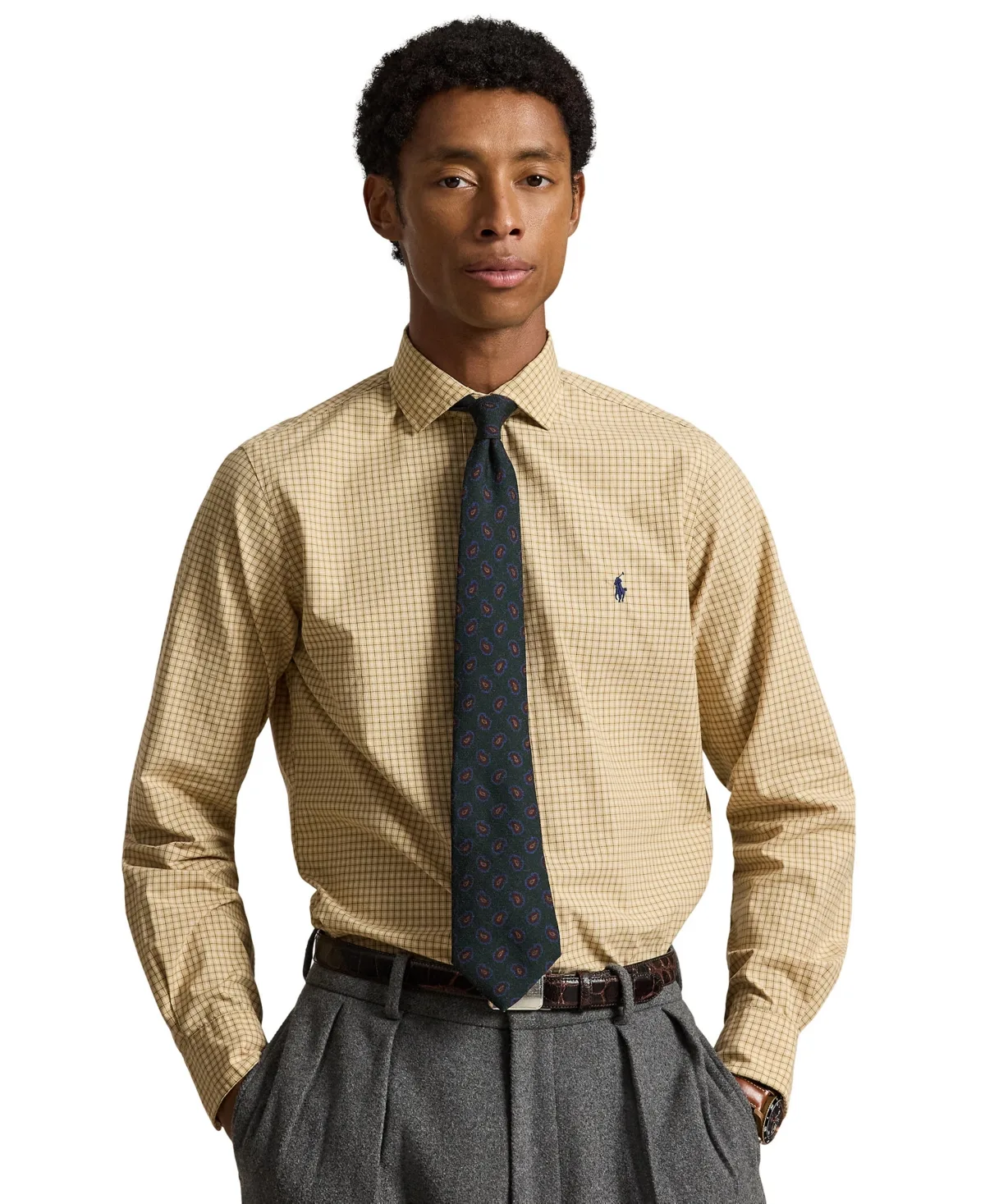 Classic-Fit Plaid Poplin Shirt by Polo Ralph Lauren