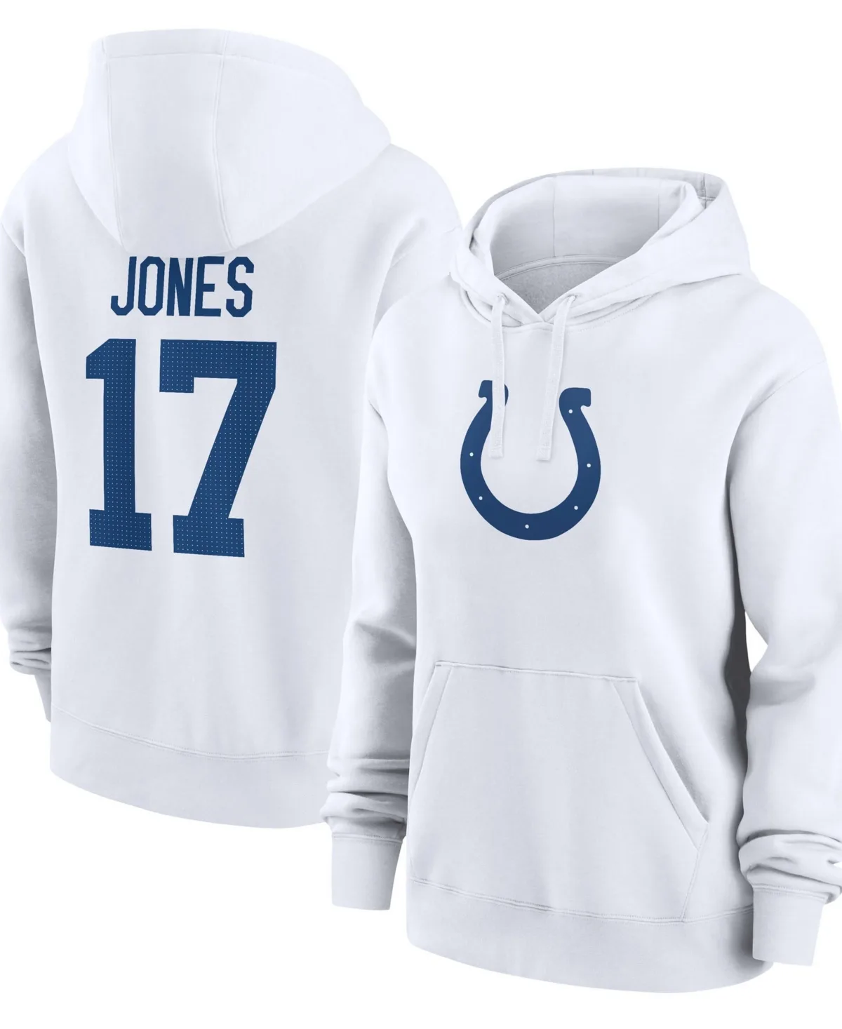 Daniel Jones Indianapolis Colts Player Name Number Fleece Hoodie by Nike