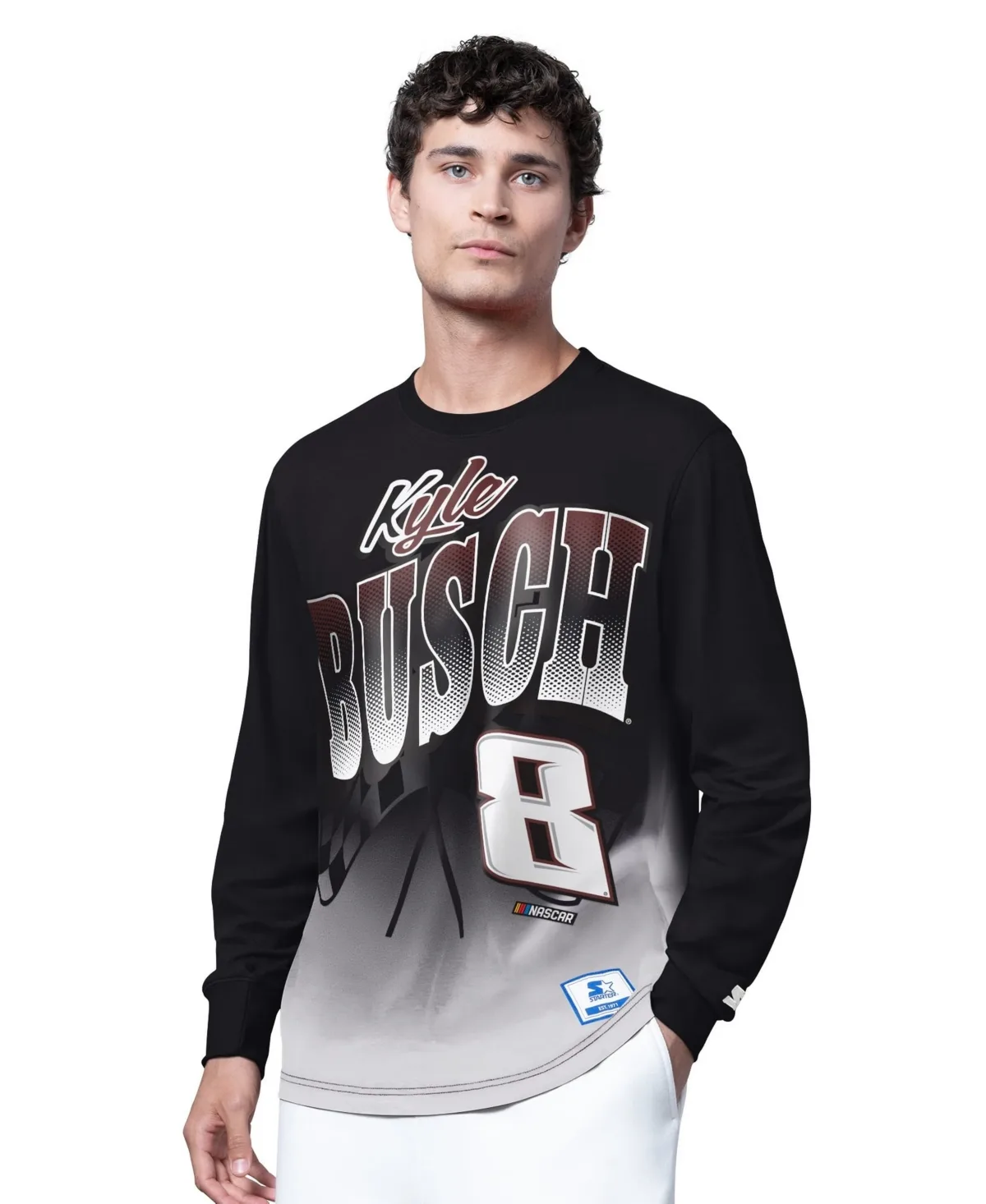 Kyle Busch Quarterback Extreme Long Sleeve T-Shirt by Starter