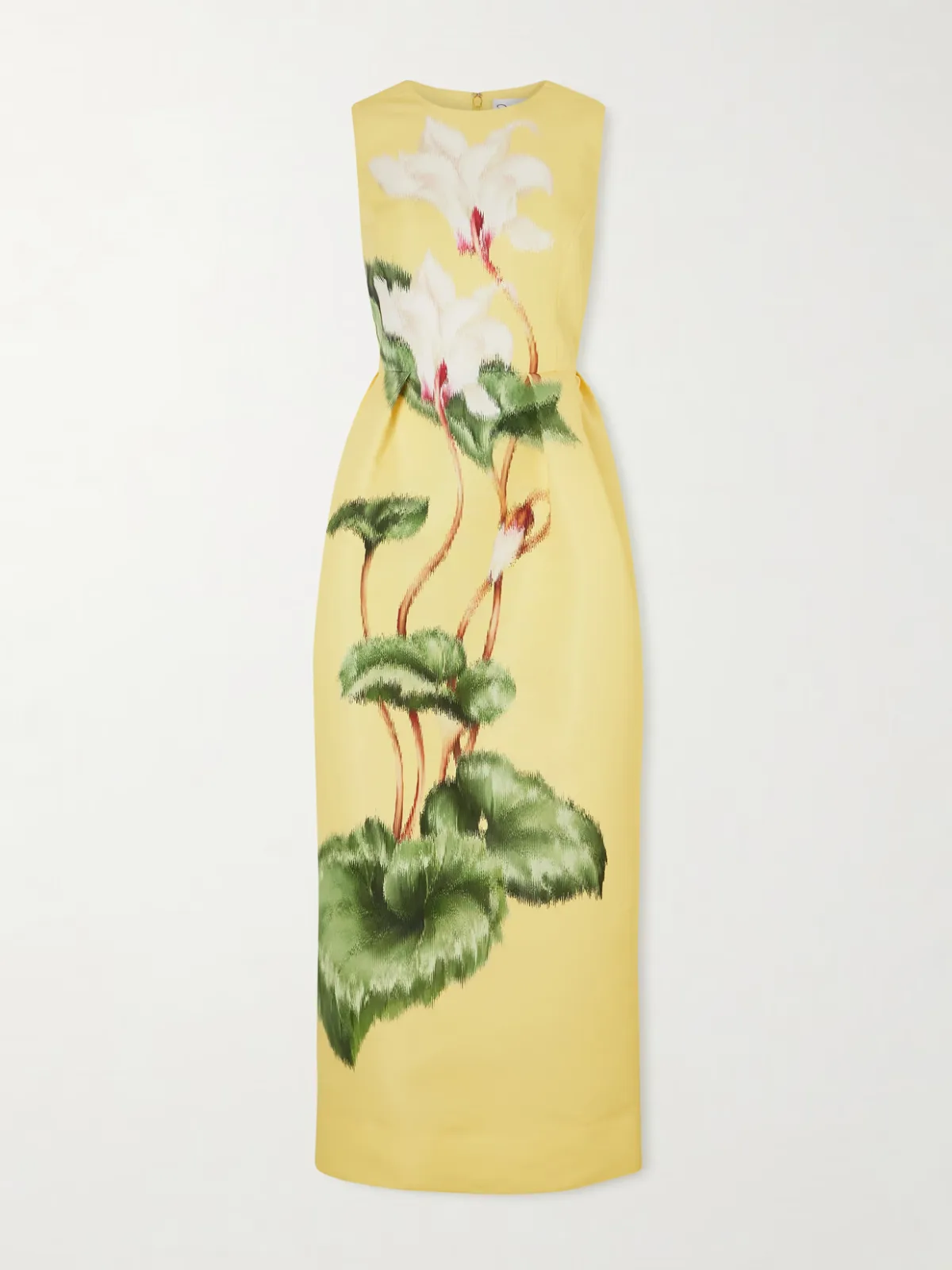 - Printed Faille Gown -