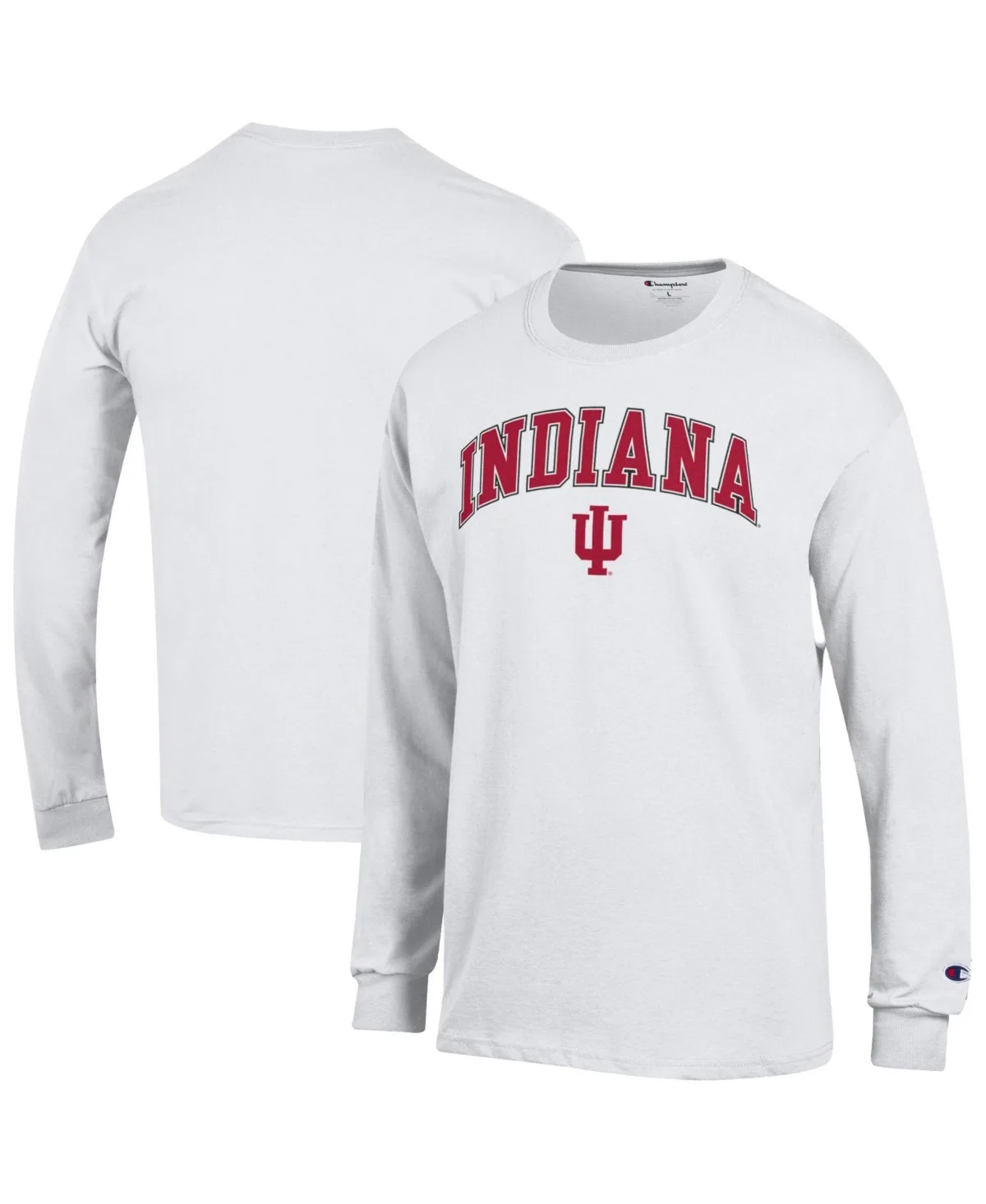 Indiana Hoosiers Screen Print Long-Sleeve T-Shirt by Champion