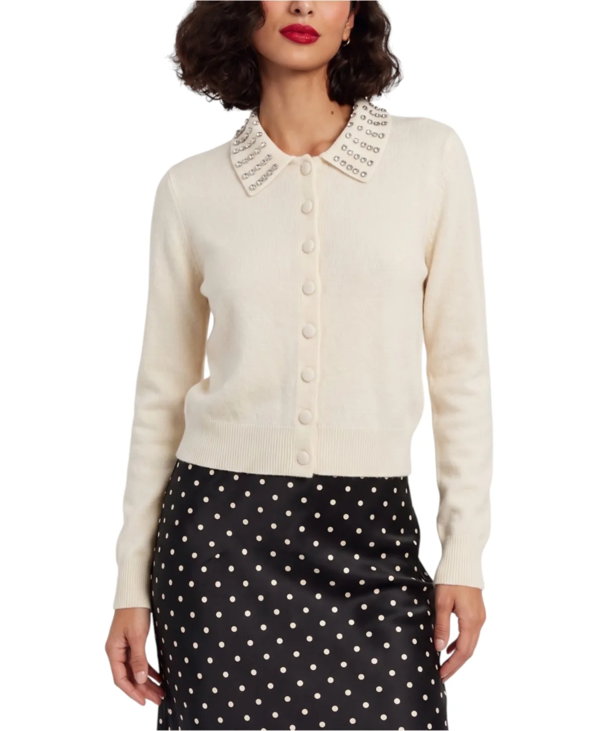 Chinti & Parker Wool-Cashmere Jewel-Neck Cardigan by Parker