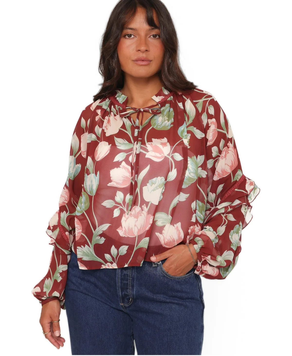 Hesper Ruffle Top by Petal and Pup