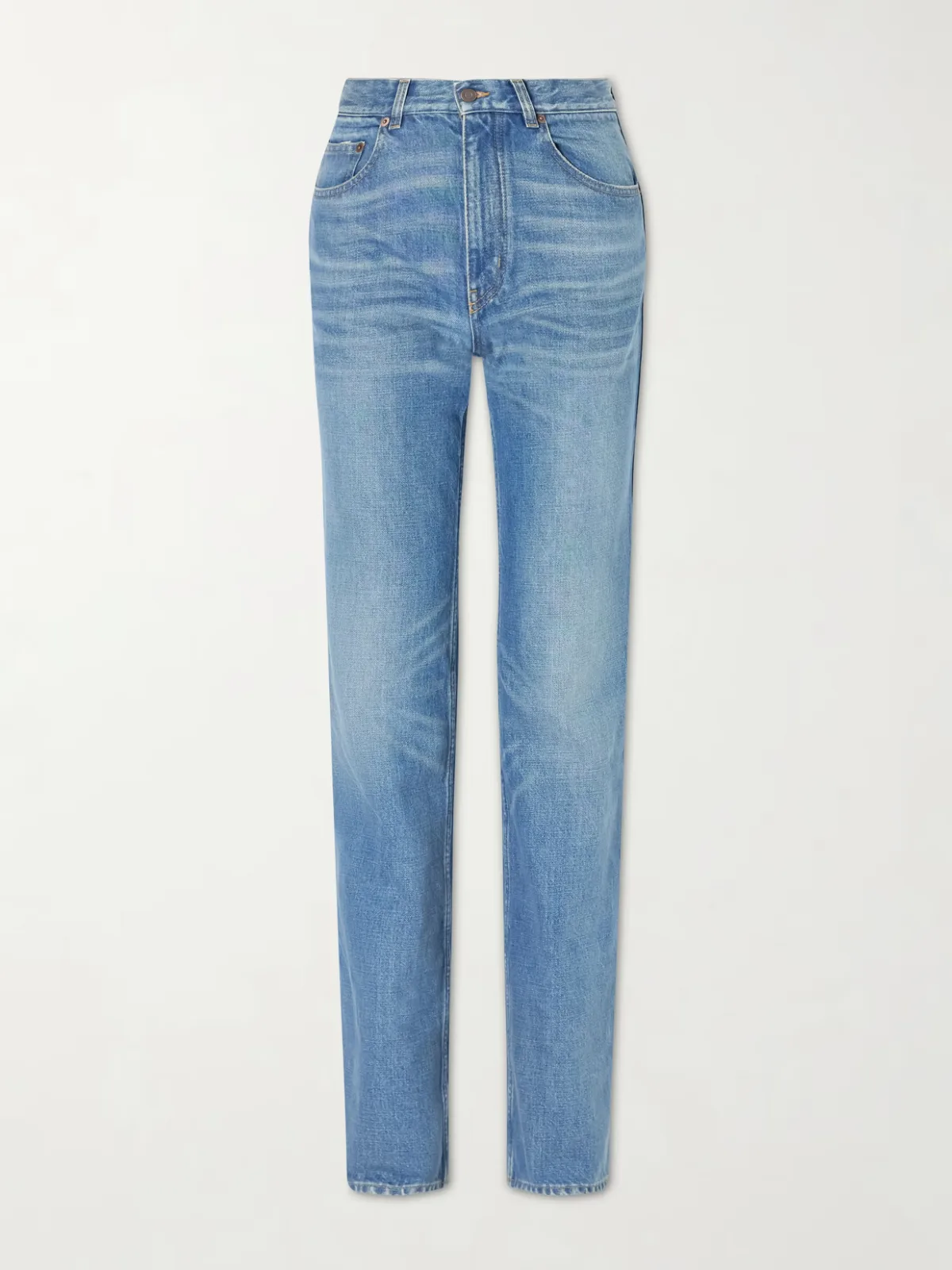 - Slim-leg Denim Pants -