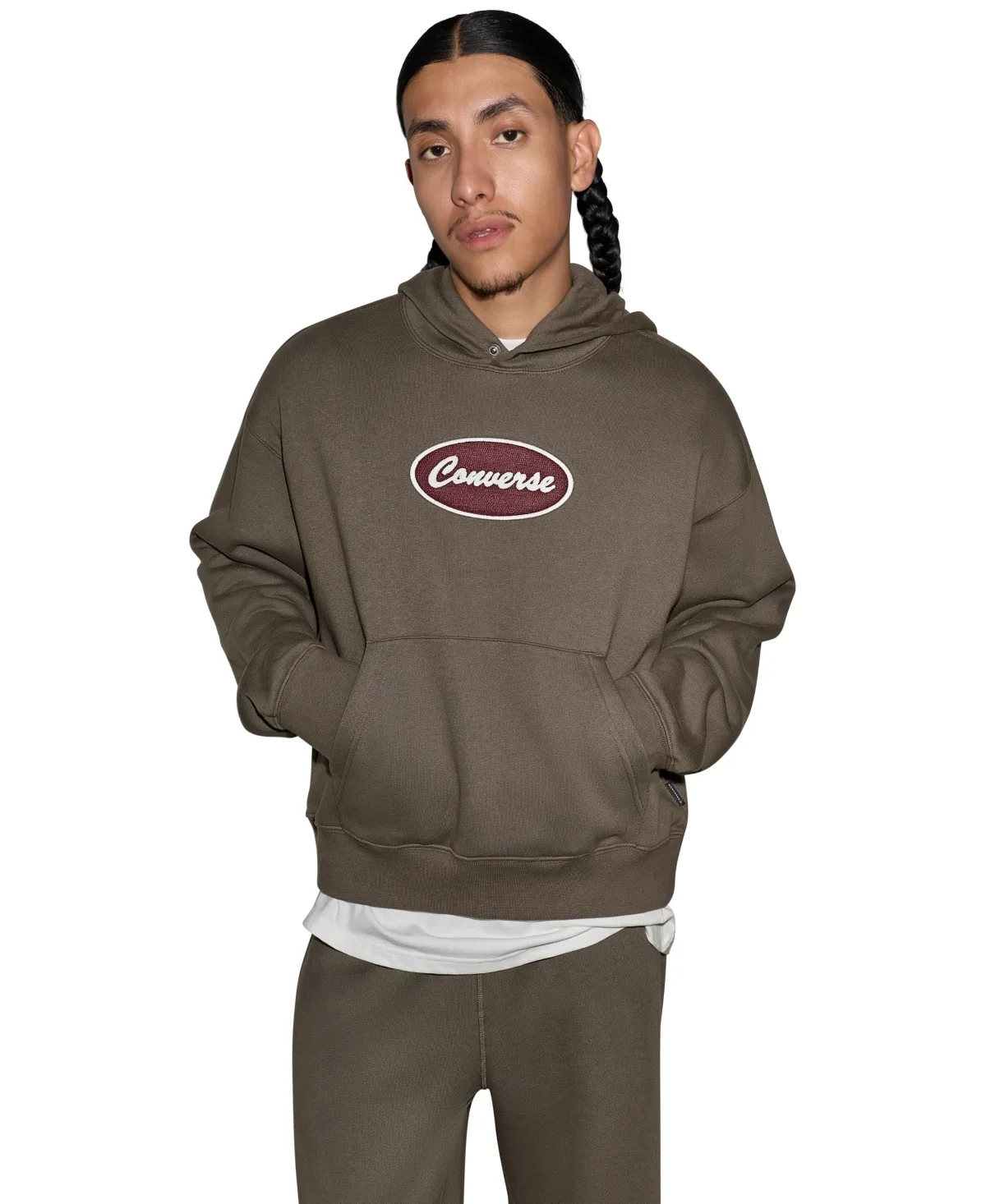 Remix Fleece Graphic Hoodie by Converse