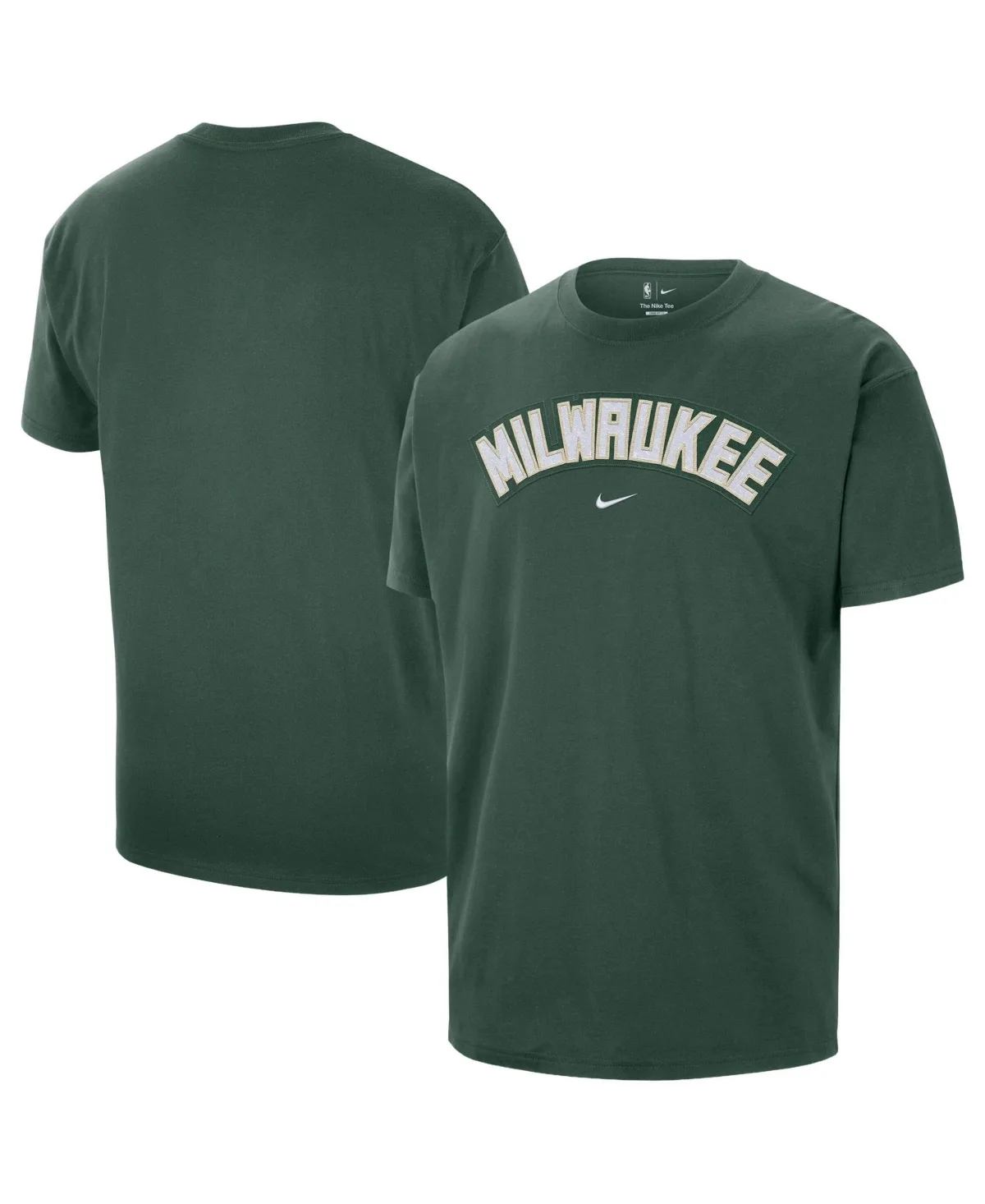 Milwaukee Bucks Twill Logo T-Shirt by Nike