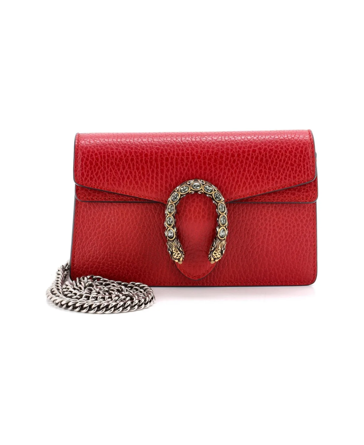 Pre-Owned Gucci Super Mini Dionysus Bag Leather by Gucci