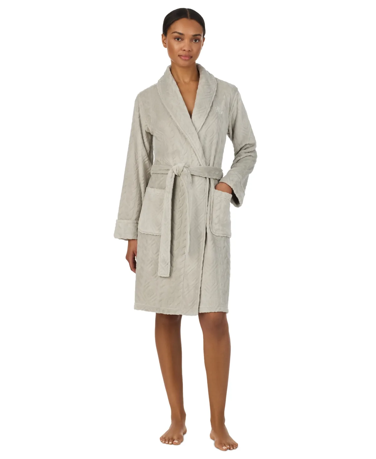 Self-Tie Belt Short Robe by Ralph Lauren