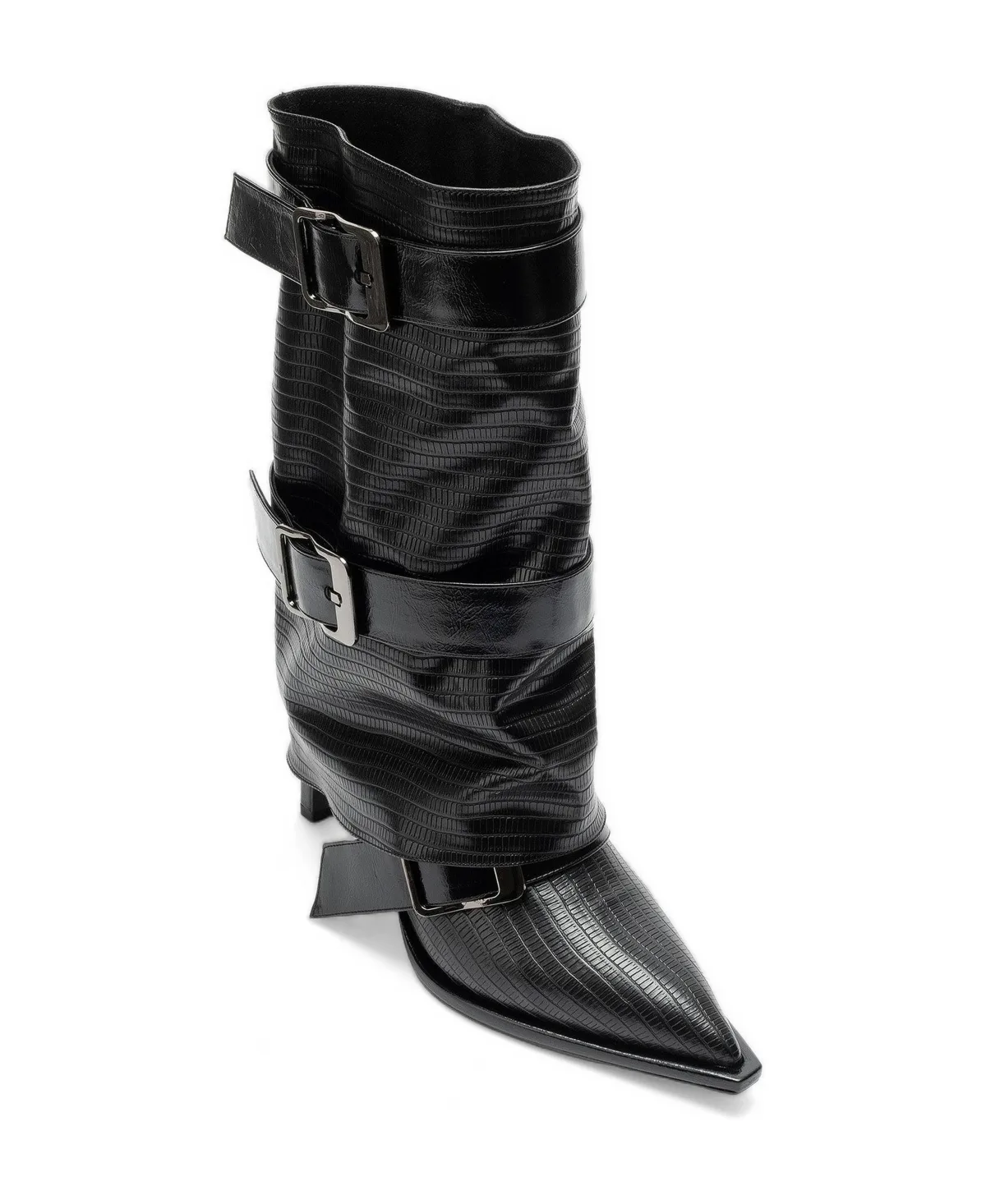 Ylva Stiletto Pointed Toe Boot by Prologue Shoes