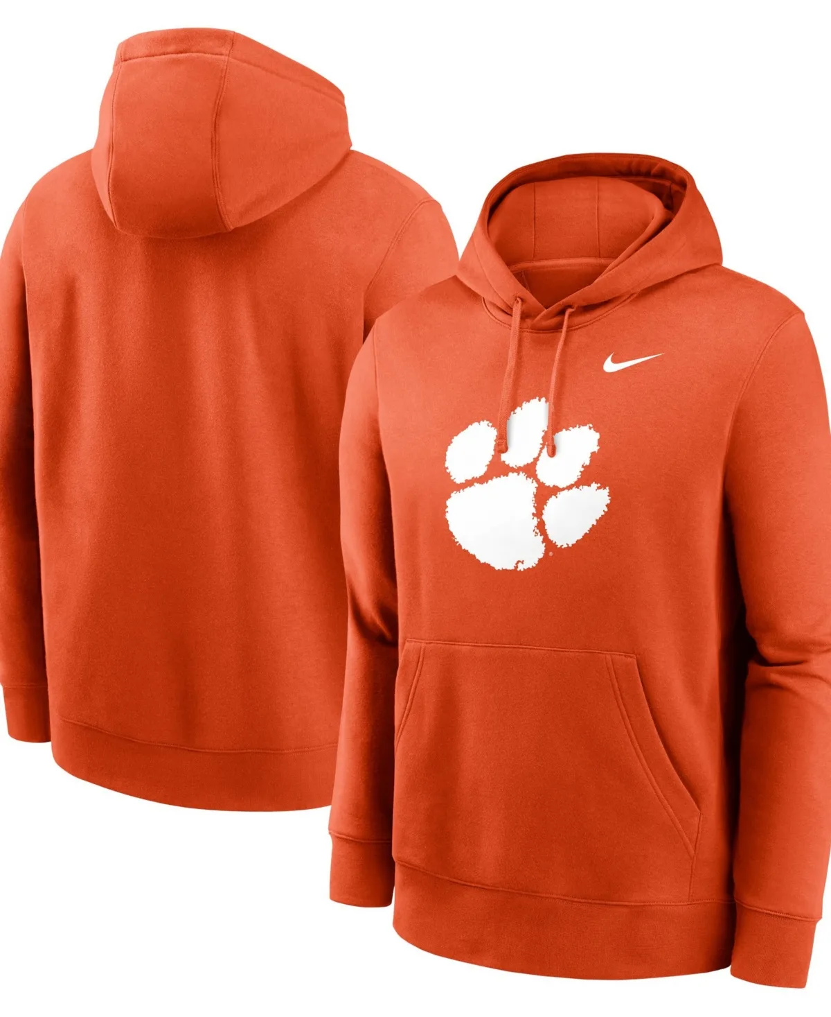 Clemson Tigers Primetime Club Fleece Pullover Hoodie by Nike